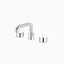 Alder 8" Widespread Bathroom Faucet With Low Spout & Disc Handles in Chrome