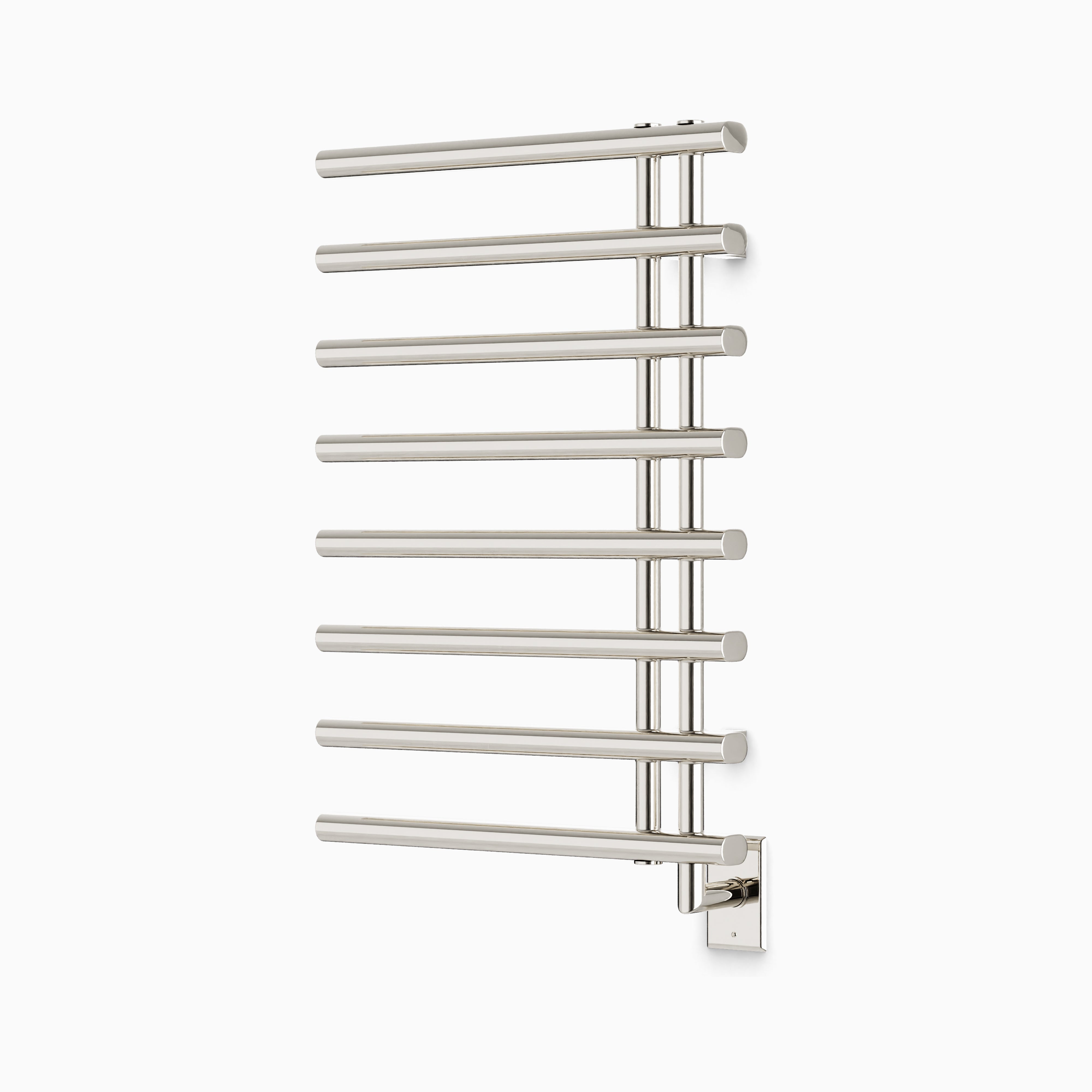 Reed 30" x 20" Hardwired (Right) Towel Warmer in Polished Nickel