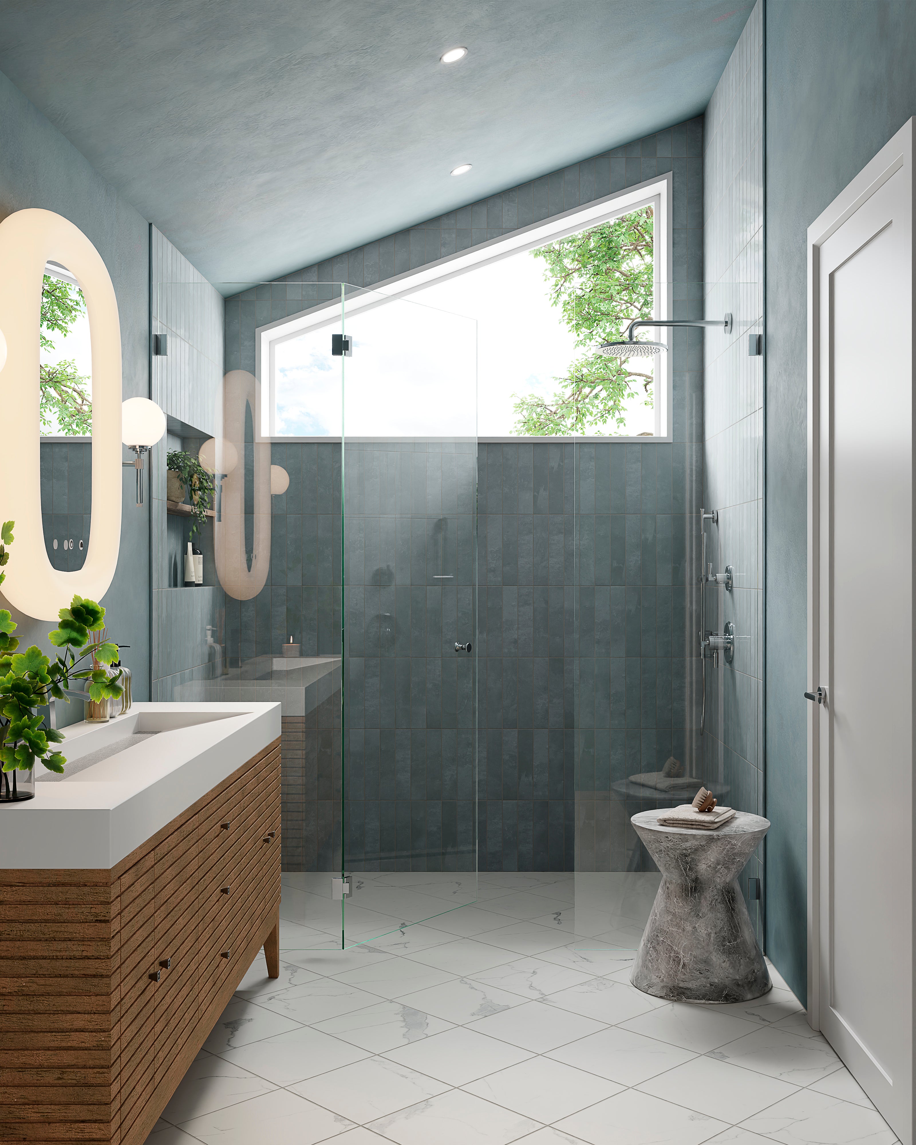 Isabel 2.5x12 Matte Porcelain Tile in Slate