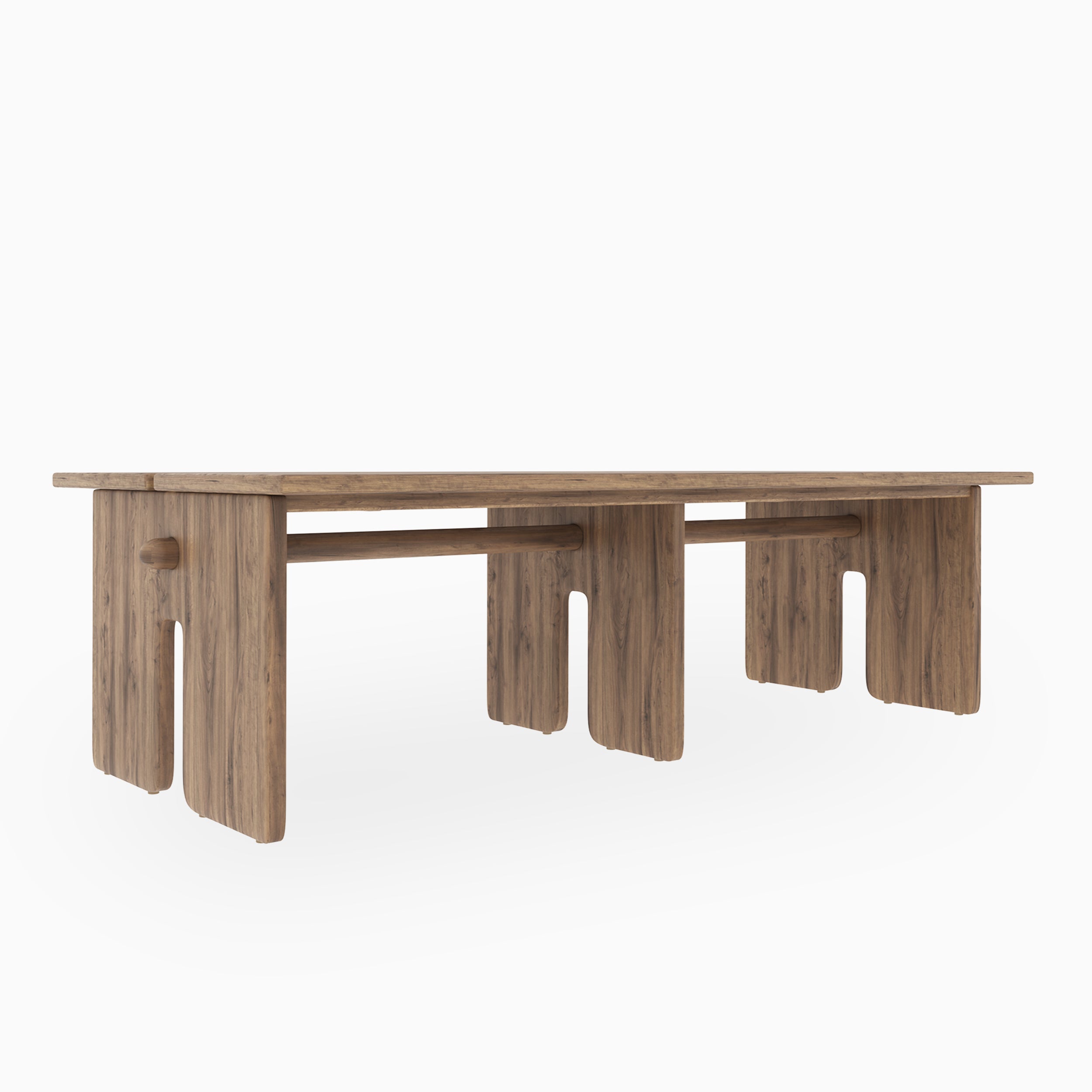 Bastien Walnut Dining_Table in Matte, 120" x 42"