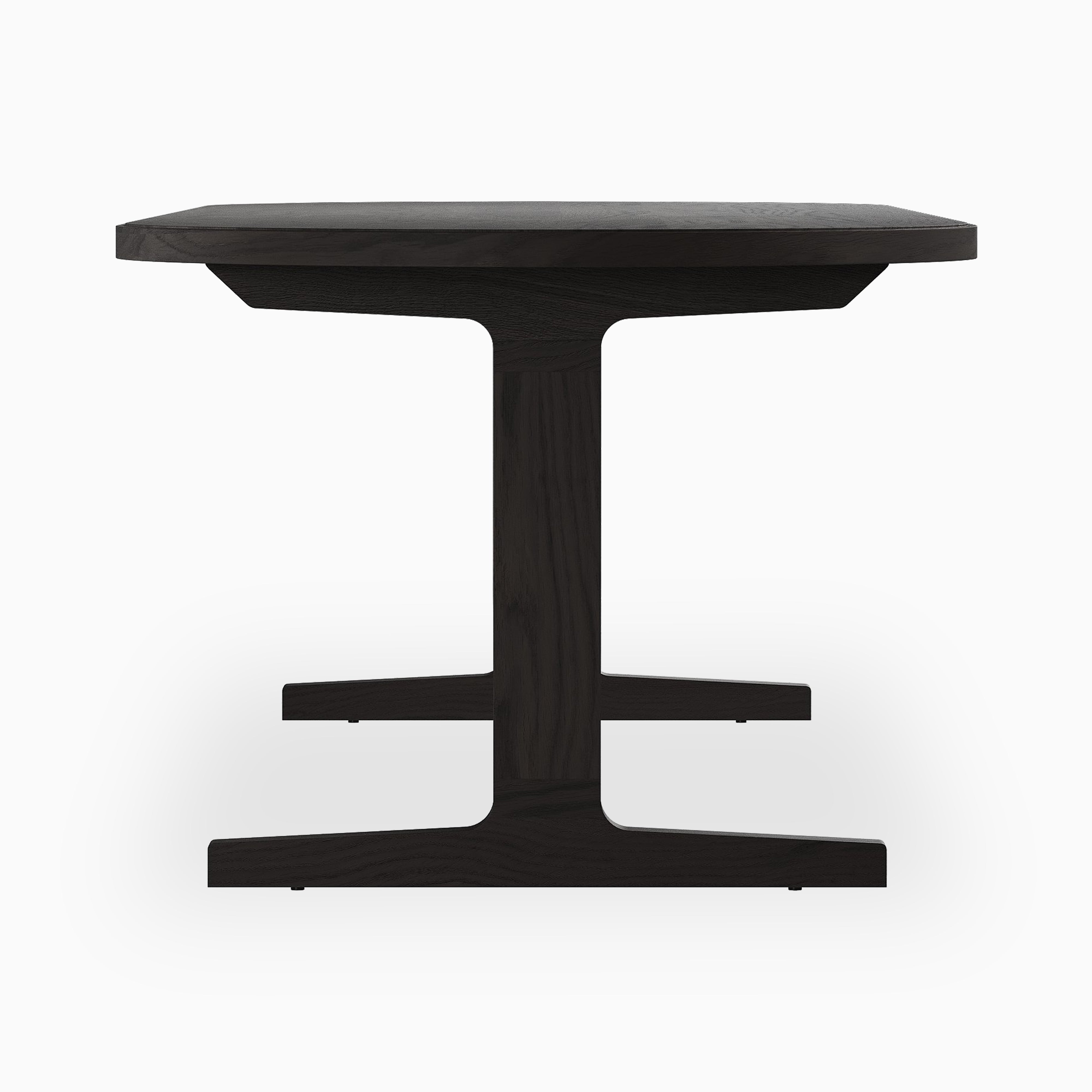 Fleurin Ash Oval Dining Table in Mocha, 96"