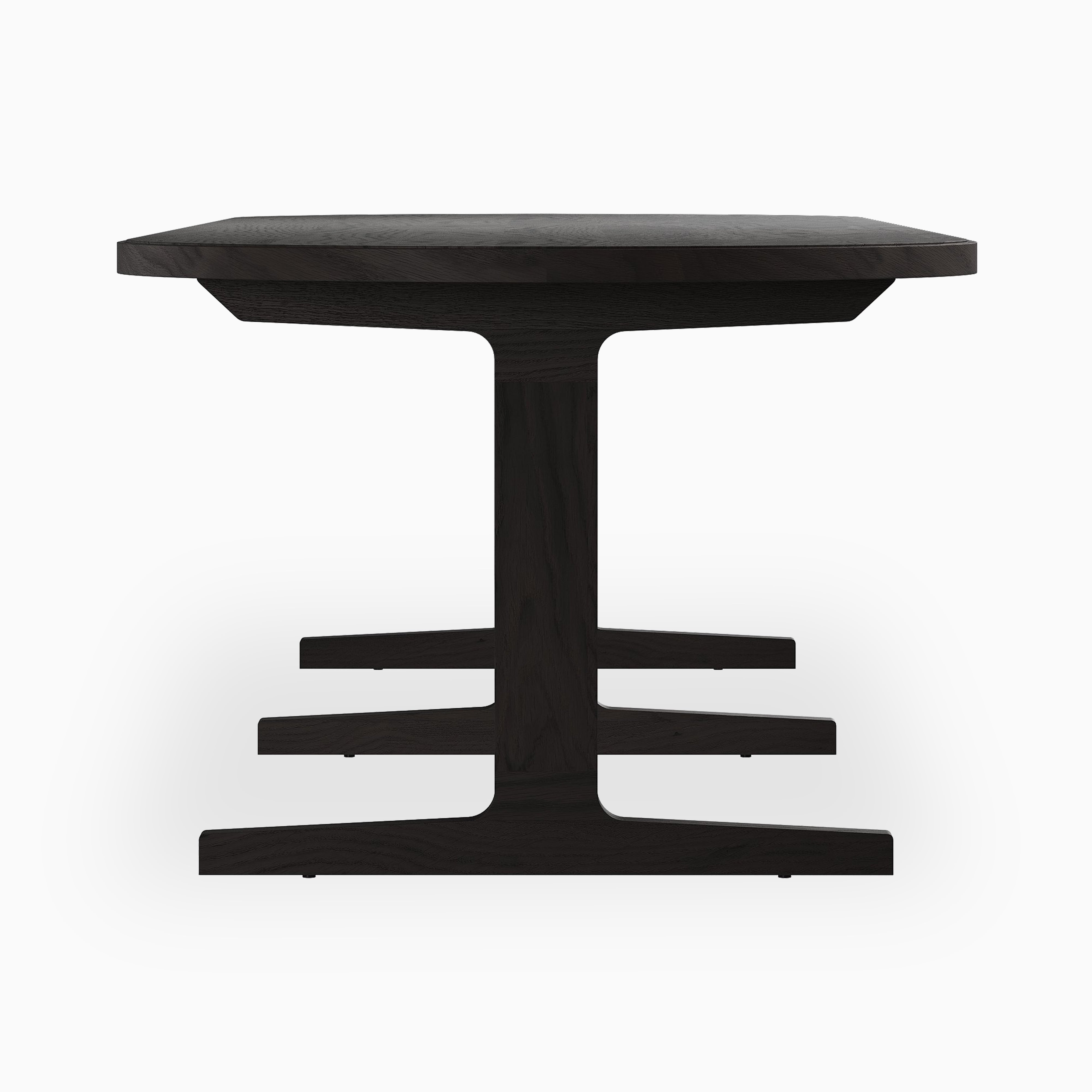 Fleurin Ash Oval Dining Table in Mocha, 120"