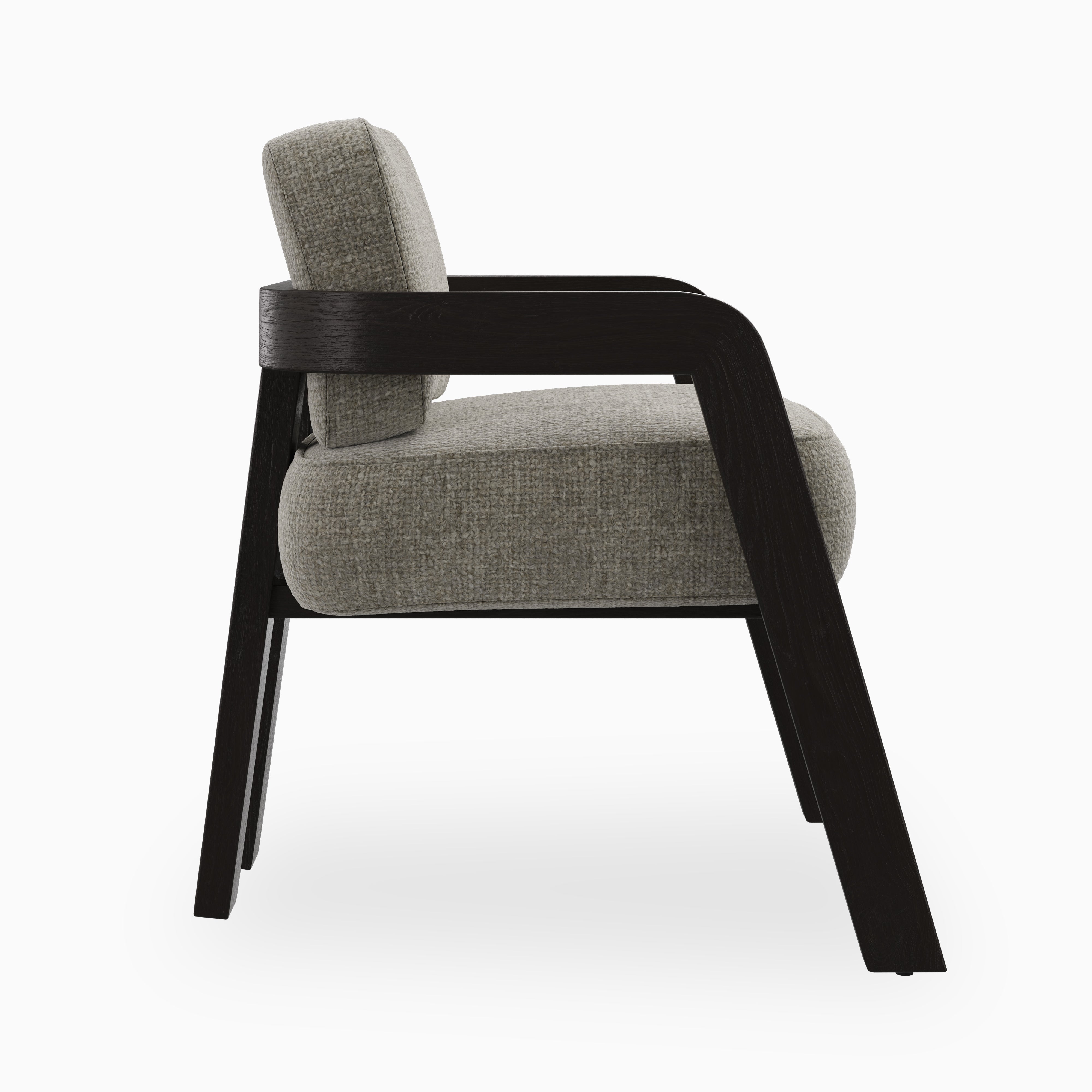 Armand Dining Chair in Mocha/Bone