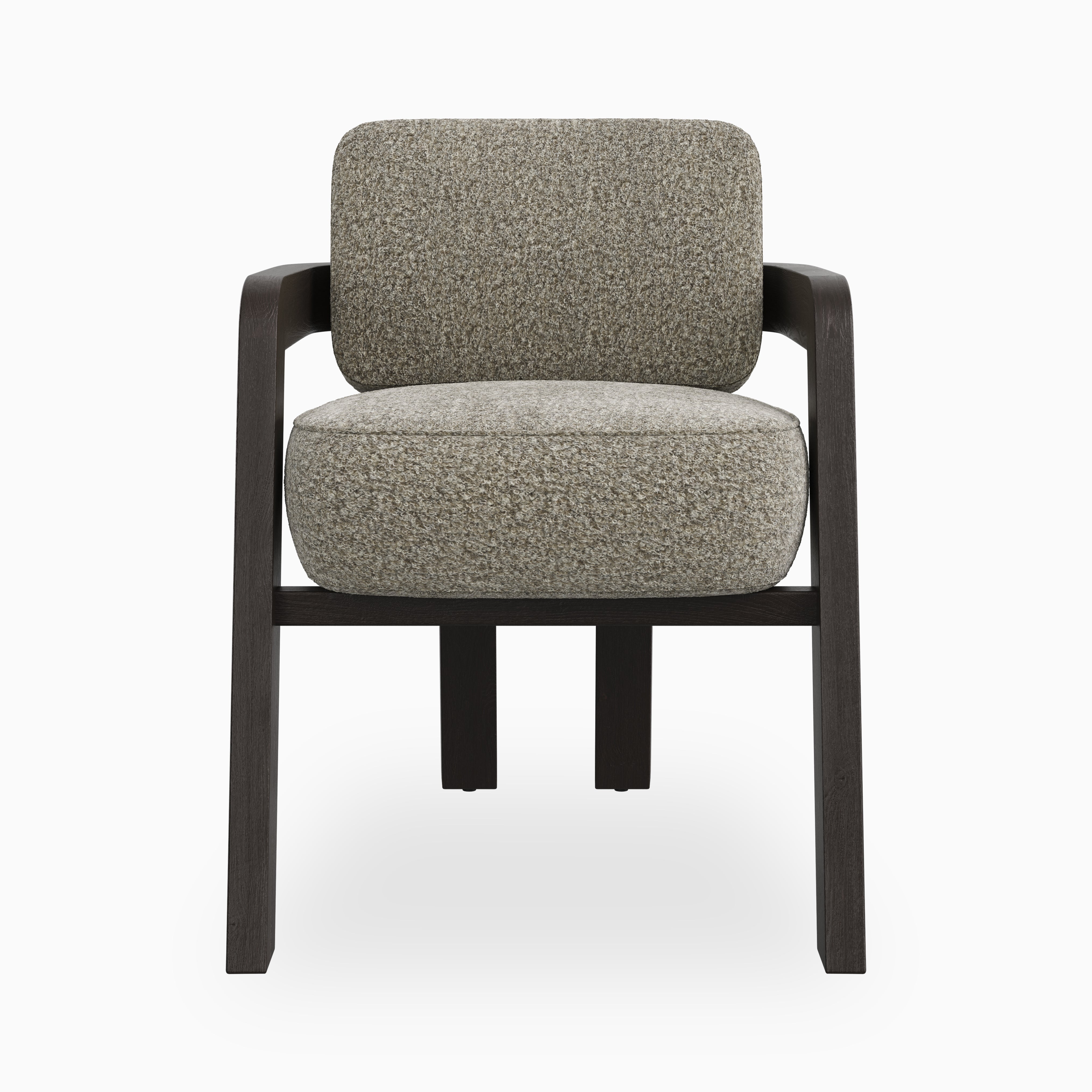 Armand Dining Chair in Mocha/Mushroom