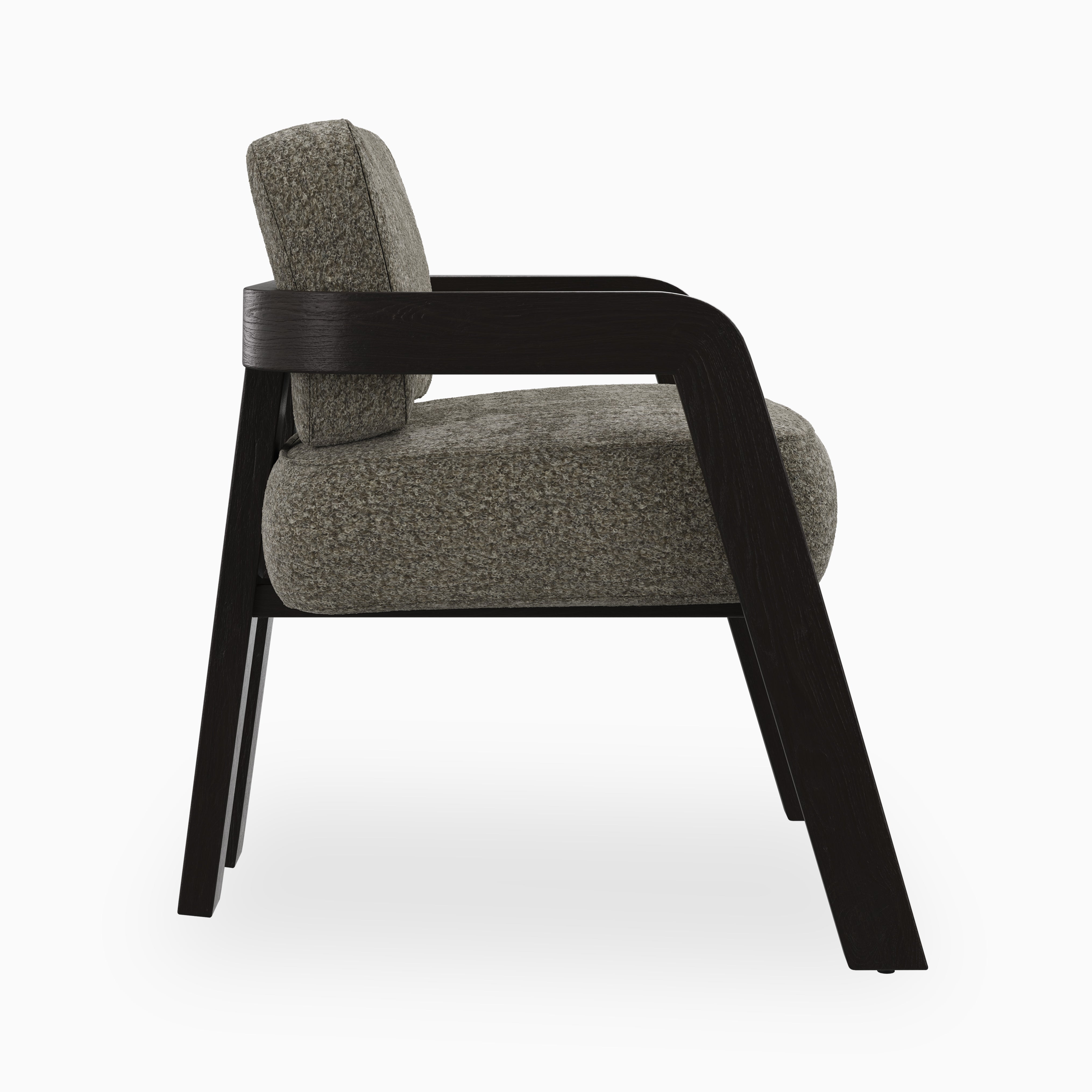 Armand Dining Chair in Mocha/Mushroom