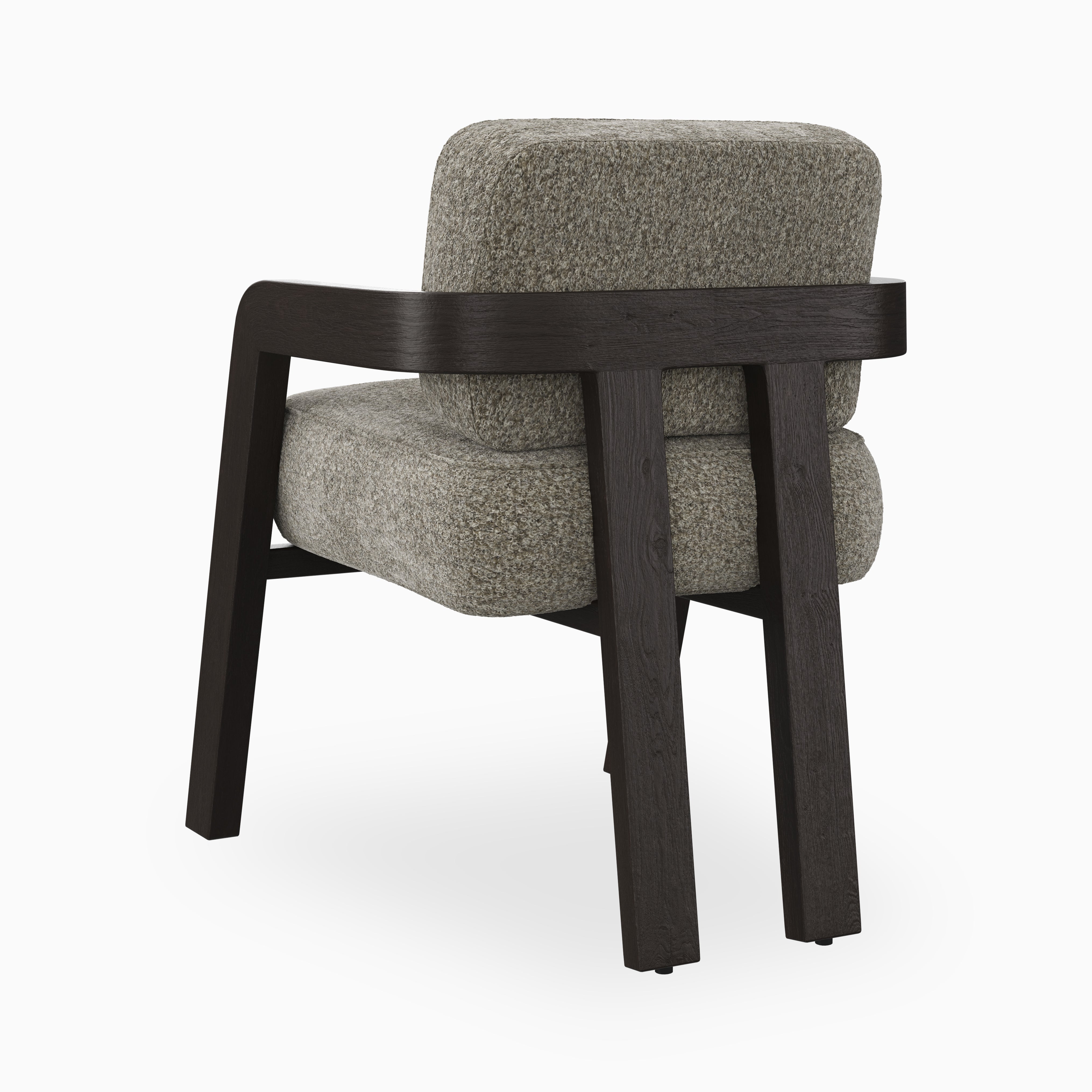 Armand Dining Chair in Mocha/Mushroom