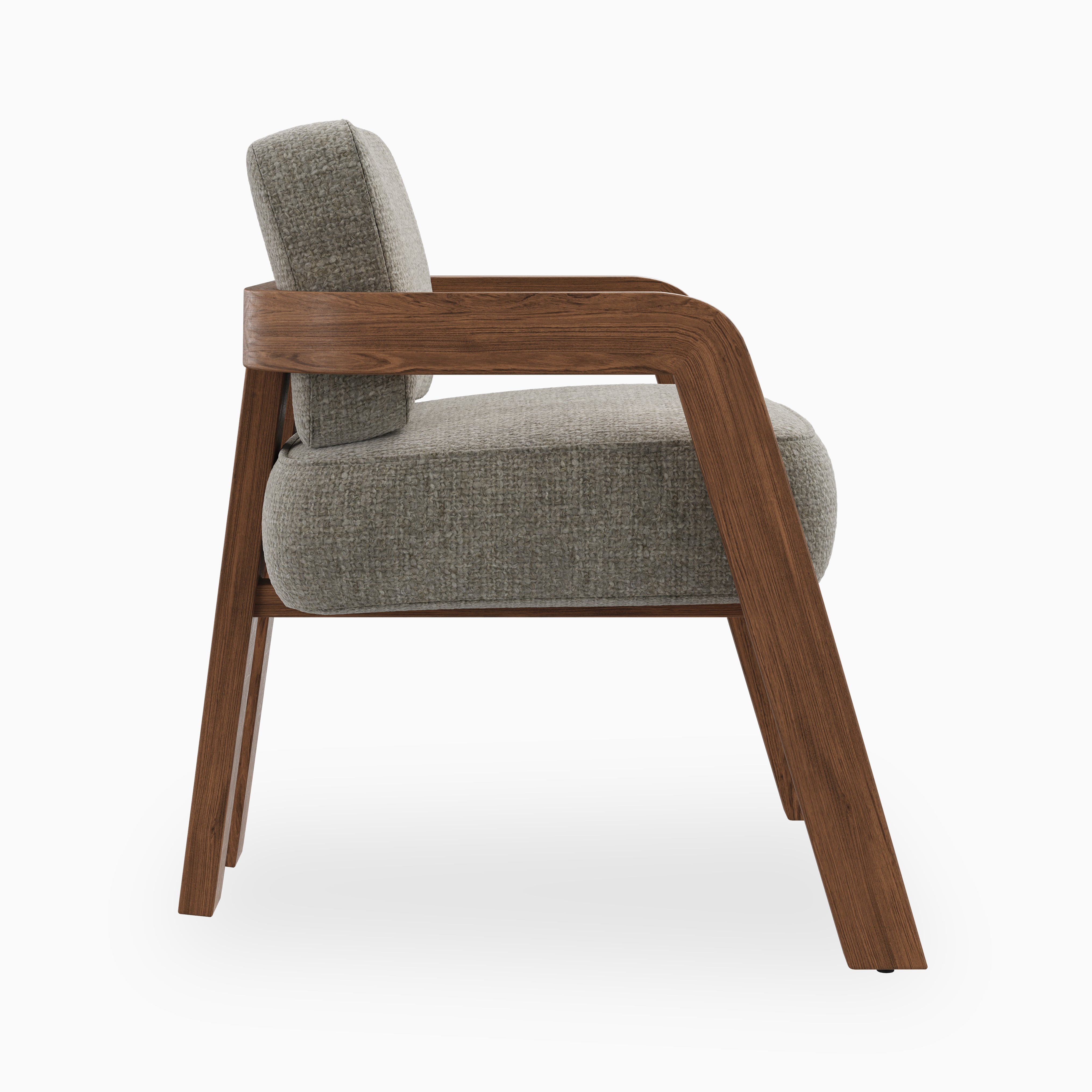 Armand Dining Chair in Matte/Bone