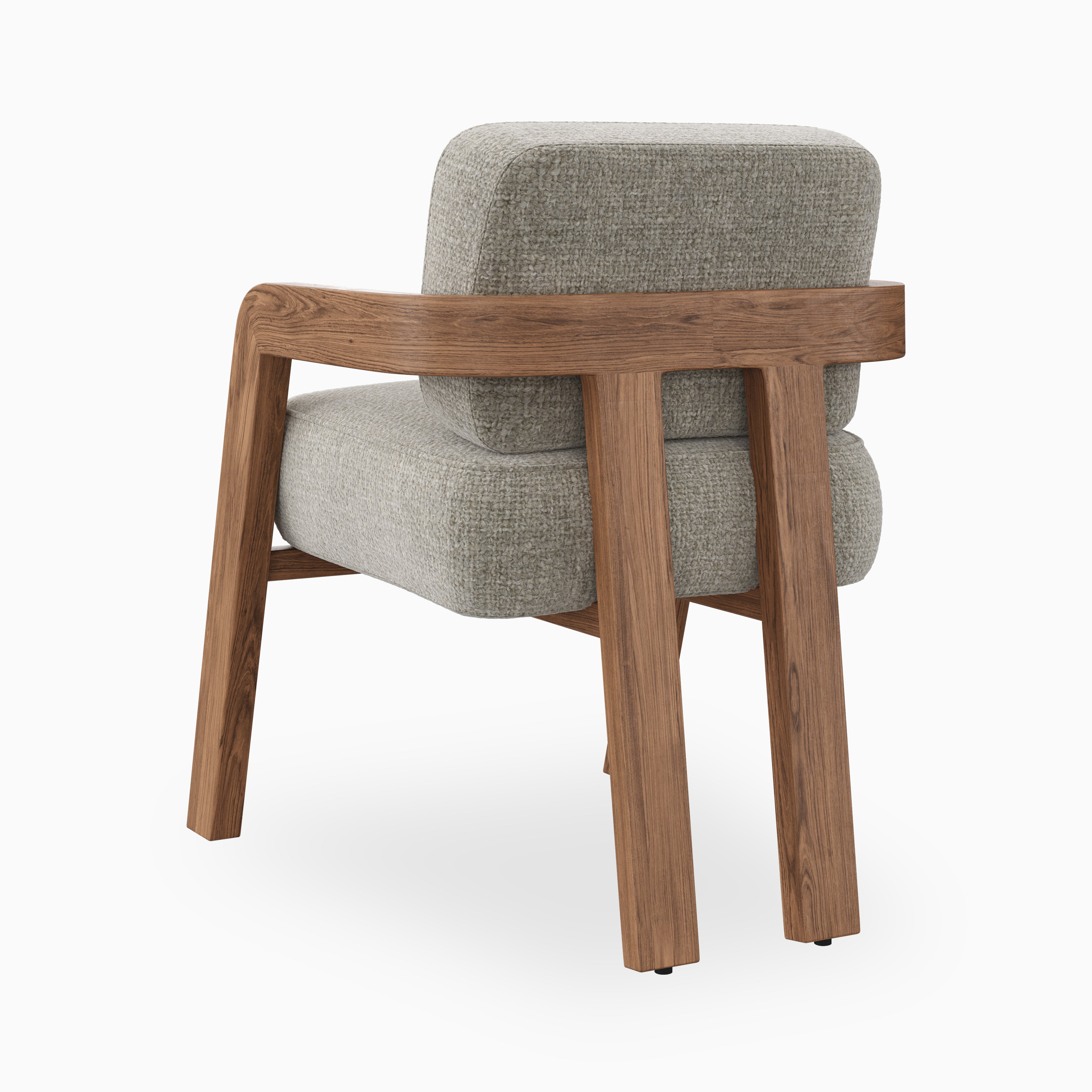 Armand Dining Chair in Matte/Bone