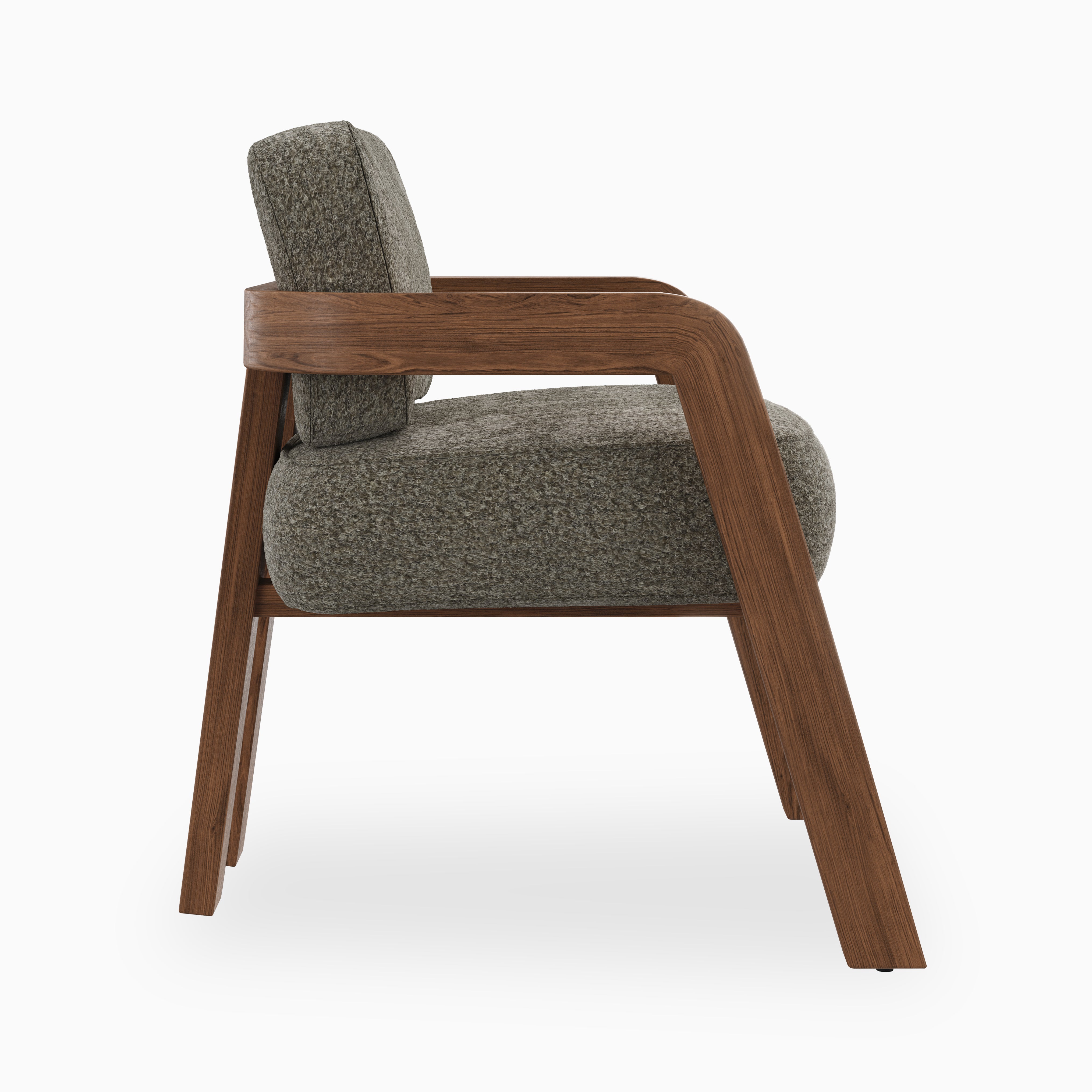 Armand Dining Chair in Matte/Mushroom