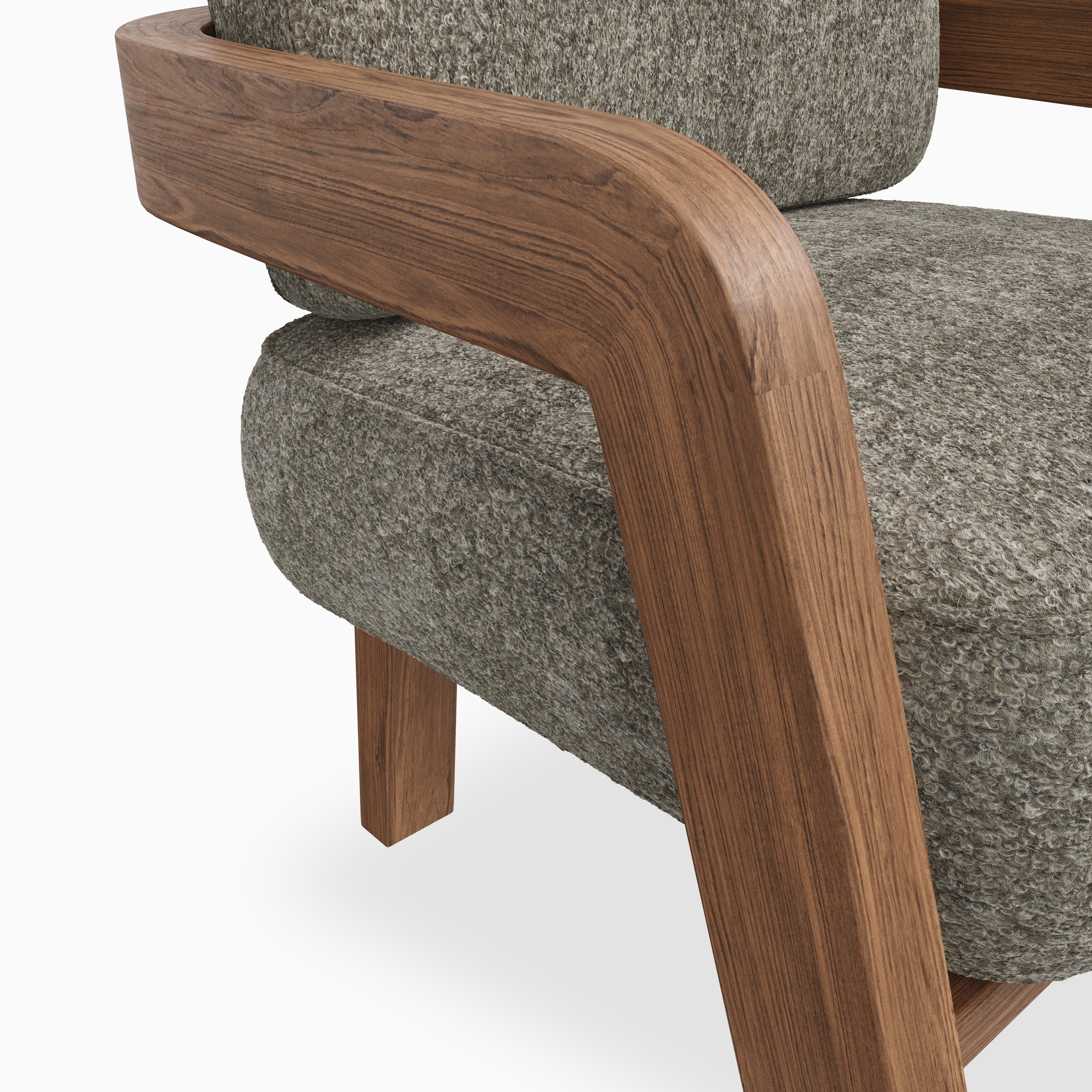Armand Dining Chair in Matte/Mushroom