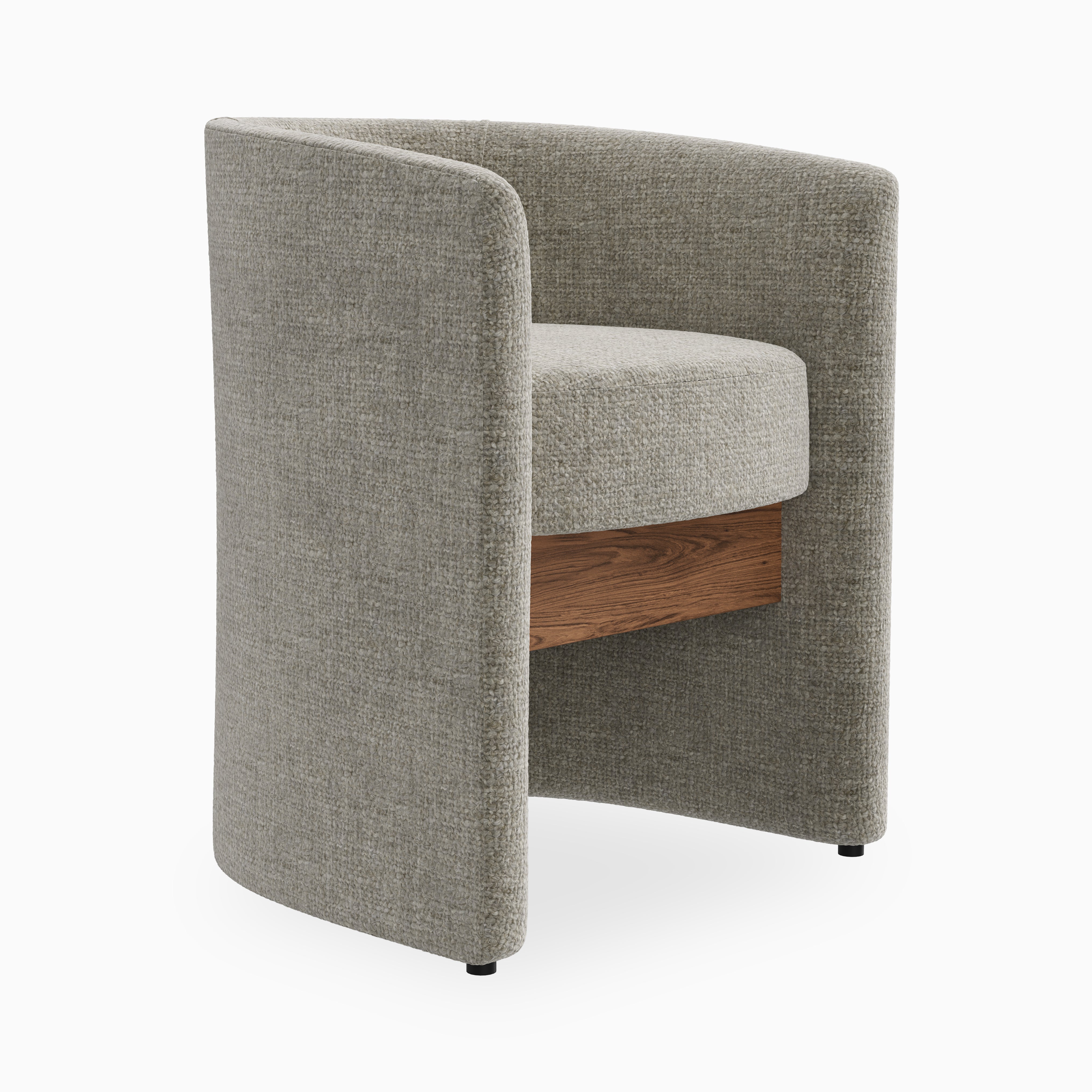 Gaspard Dining Chair in Matte/Bone