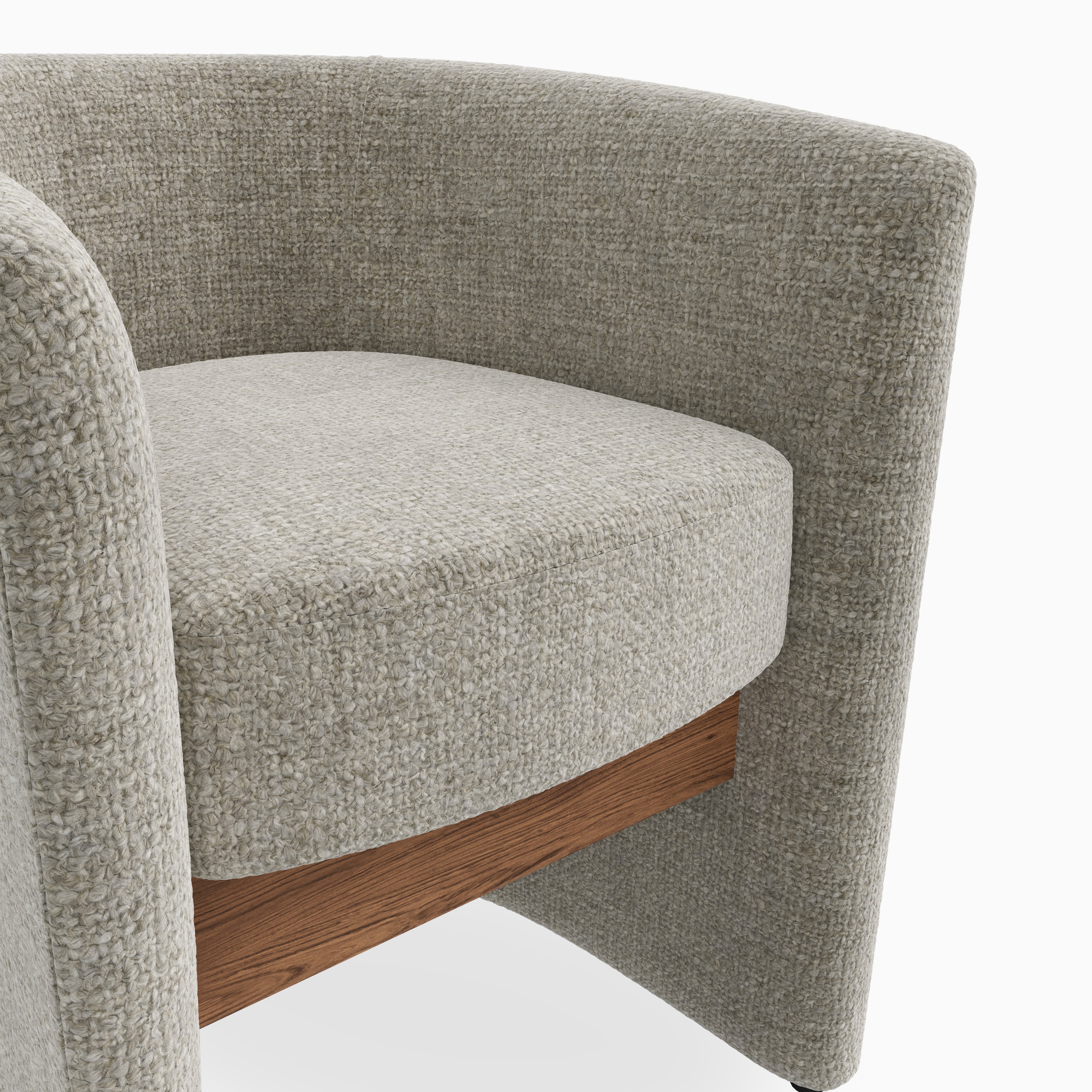 Gaspard Dining Chair in Matte/Bone