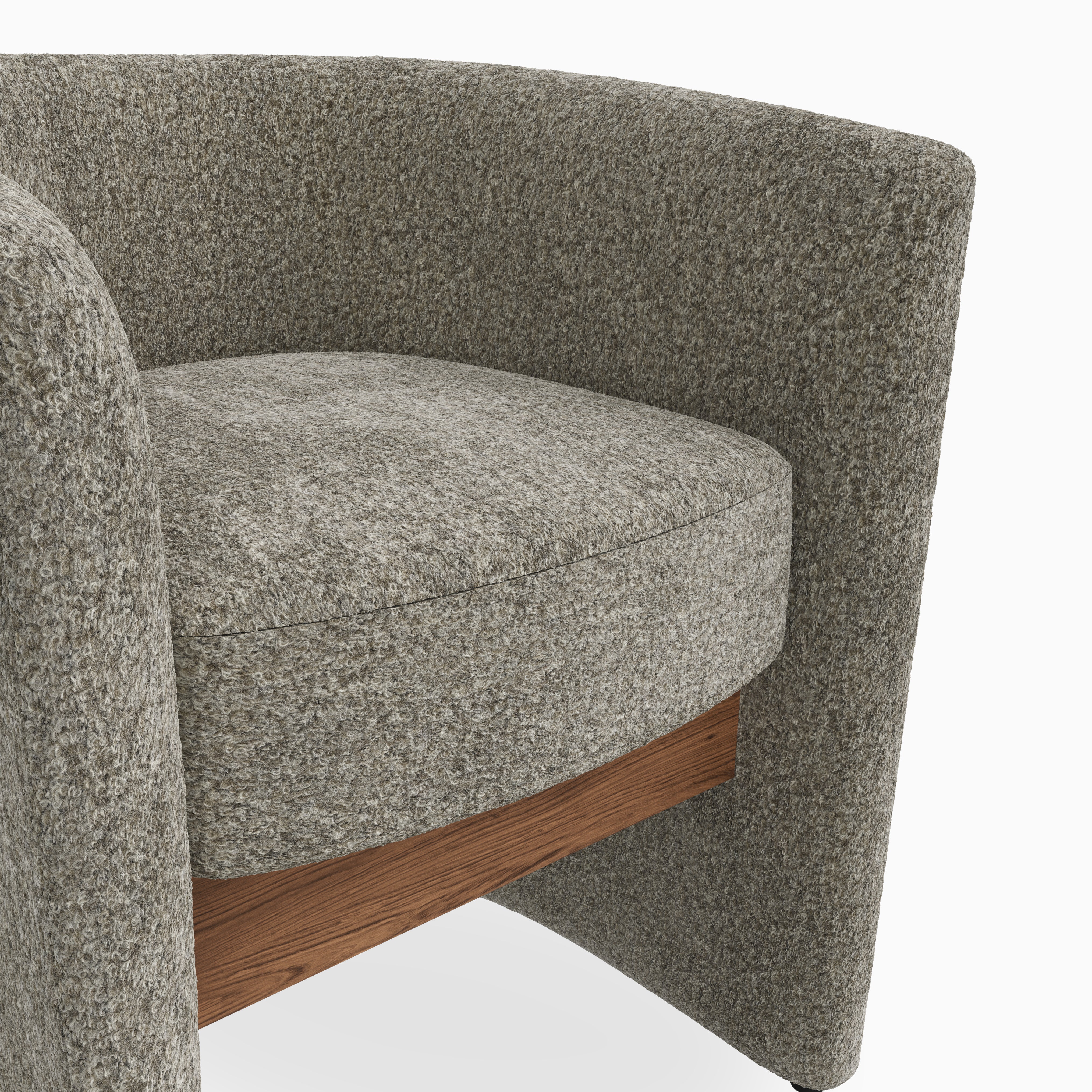 Gaspard Dining Chair in Matte/Mushroom