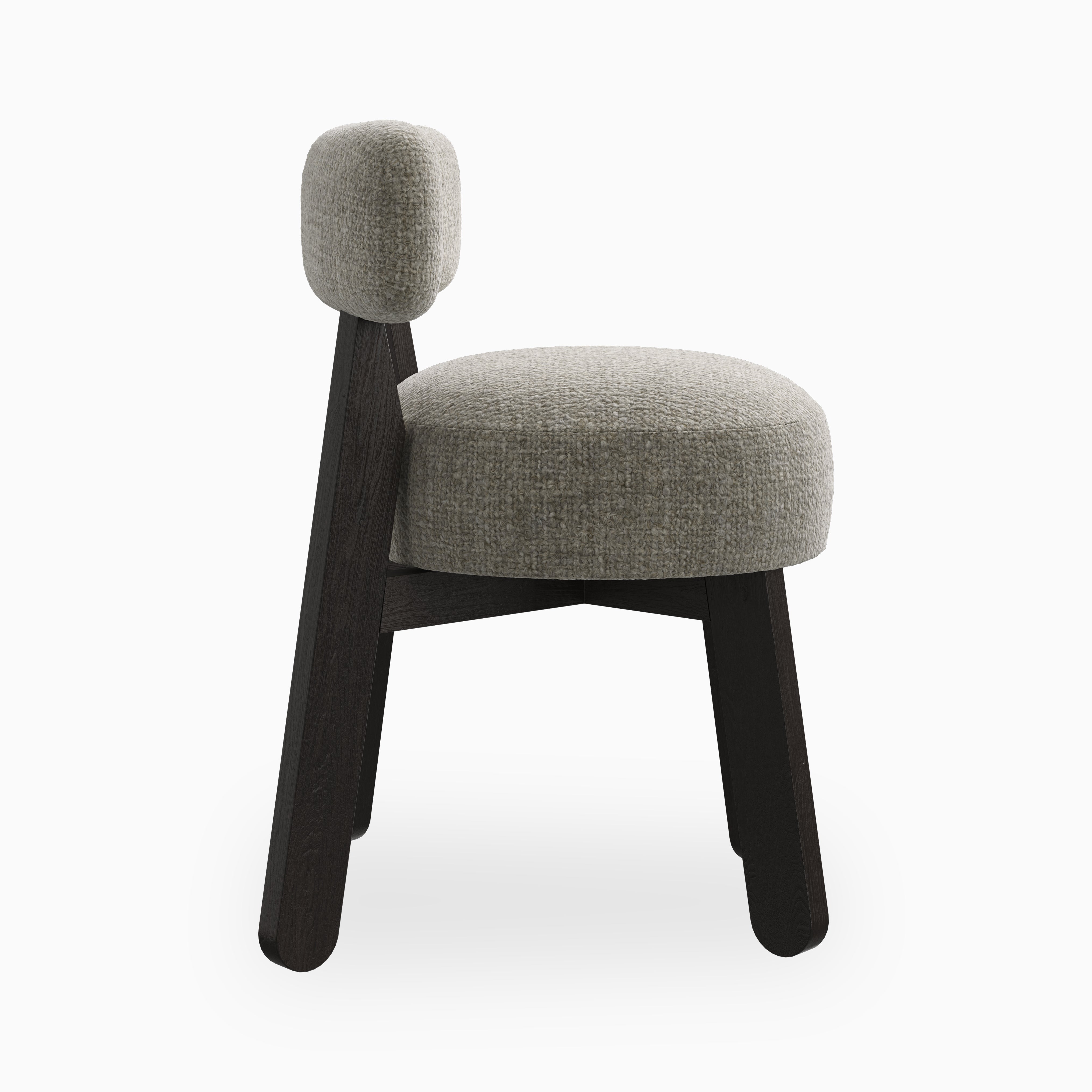 Yanna Dining Chair in Mocha/Bone