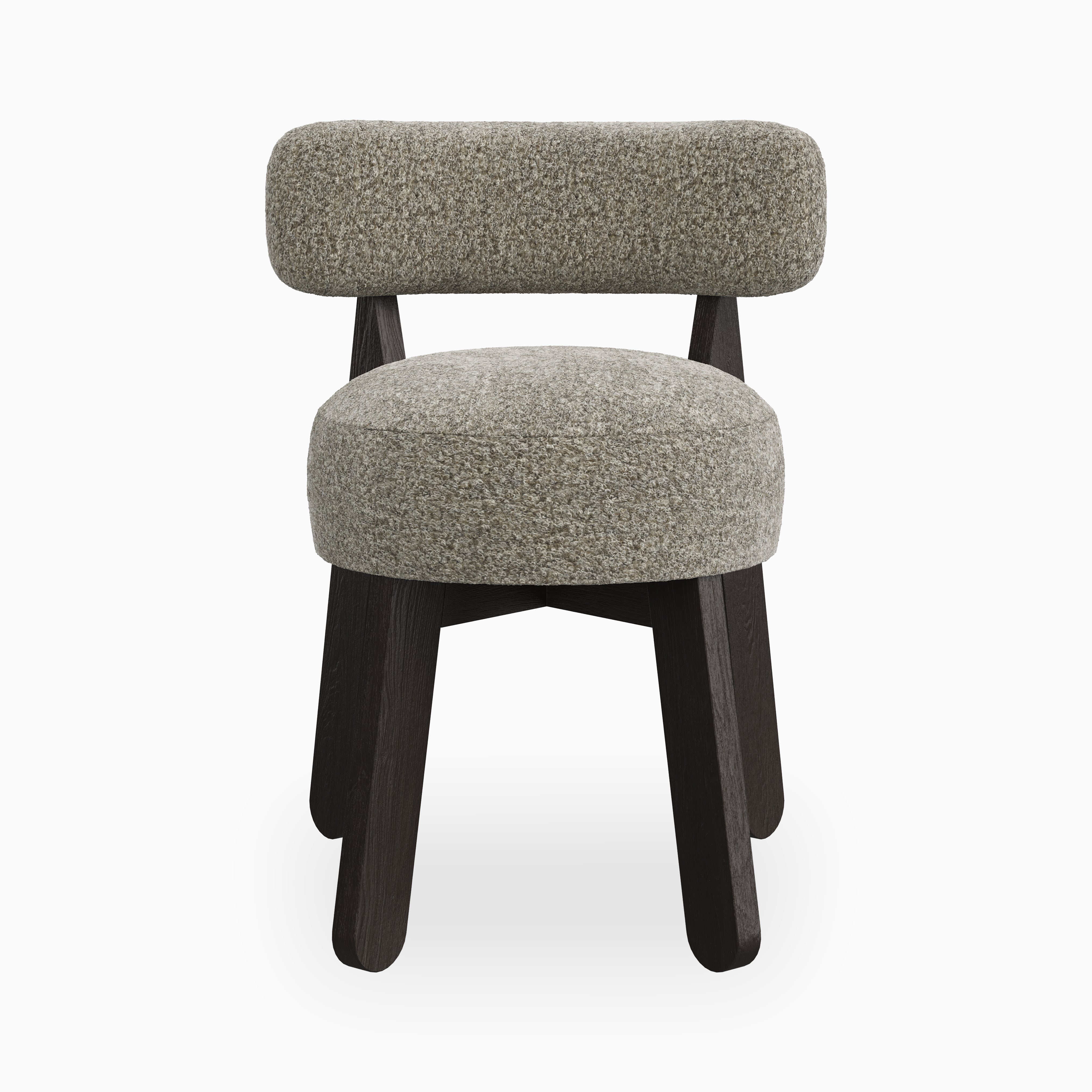 Yanna Dining Chair in Mocha/Mushroom