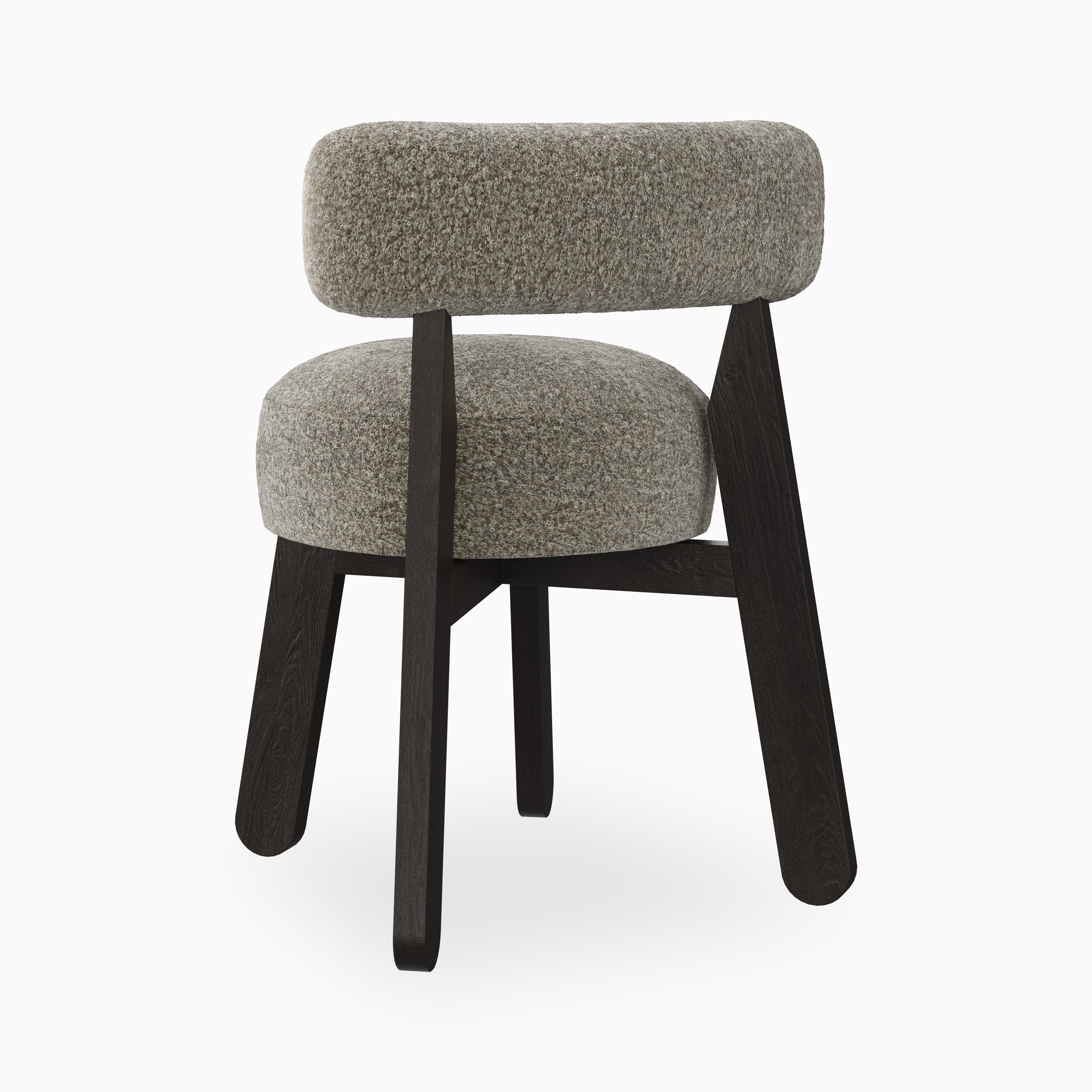Yanna Dining Chair in Mocha/Mushroom