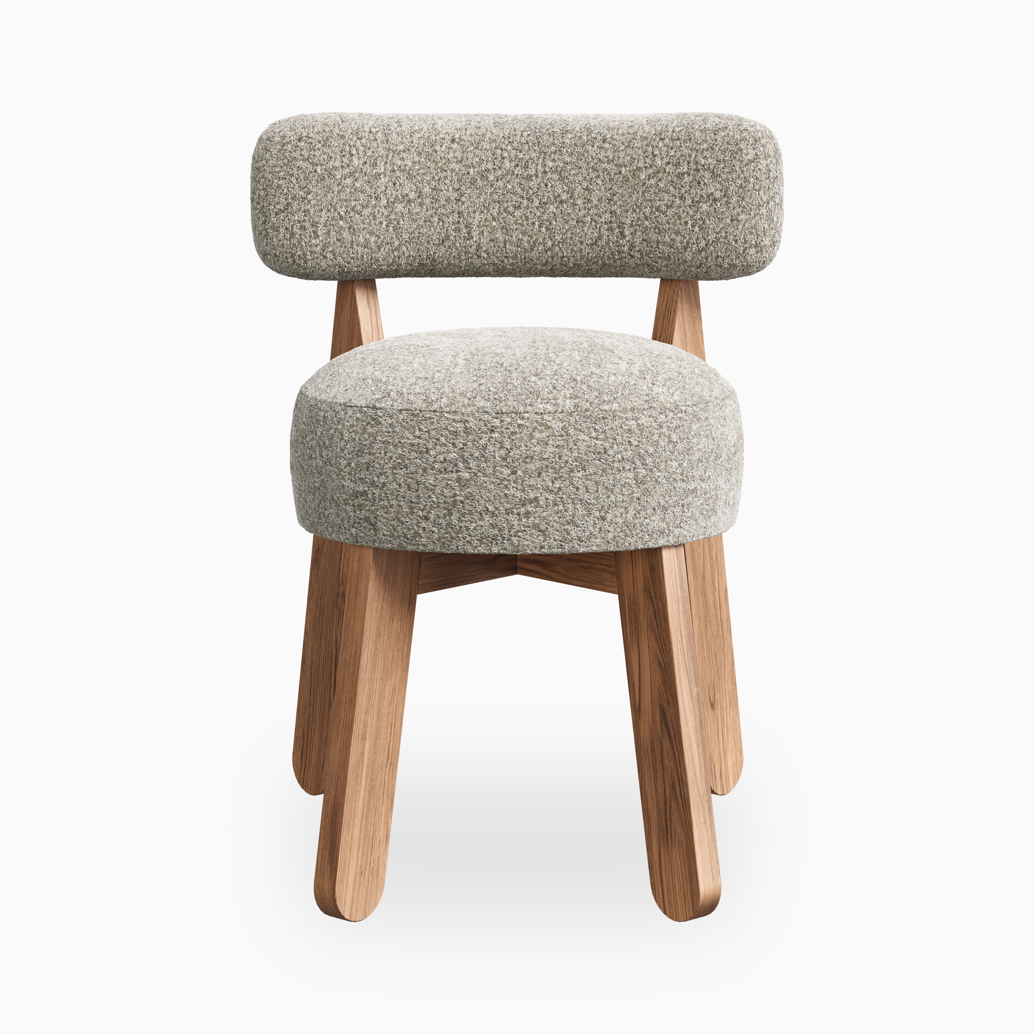 Yanna Dining Chair in Matte/Mushroom