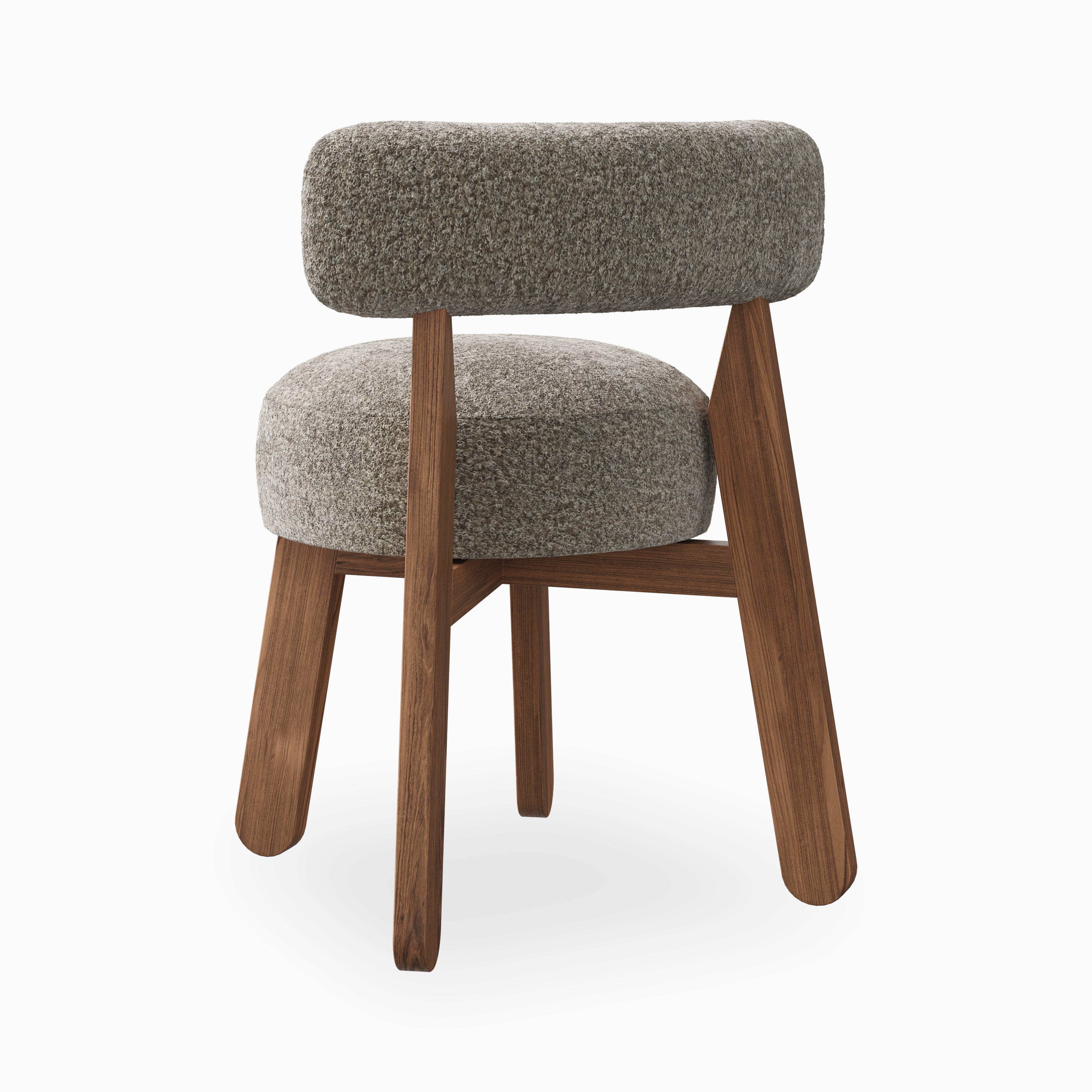 Yanna Dining Chair in Matte/Mushroom