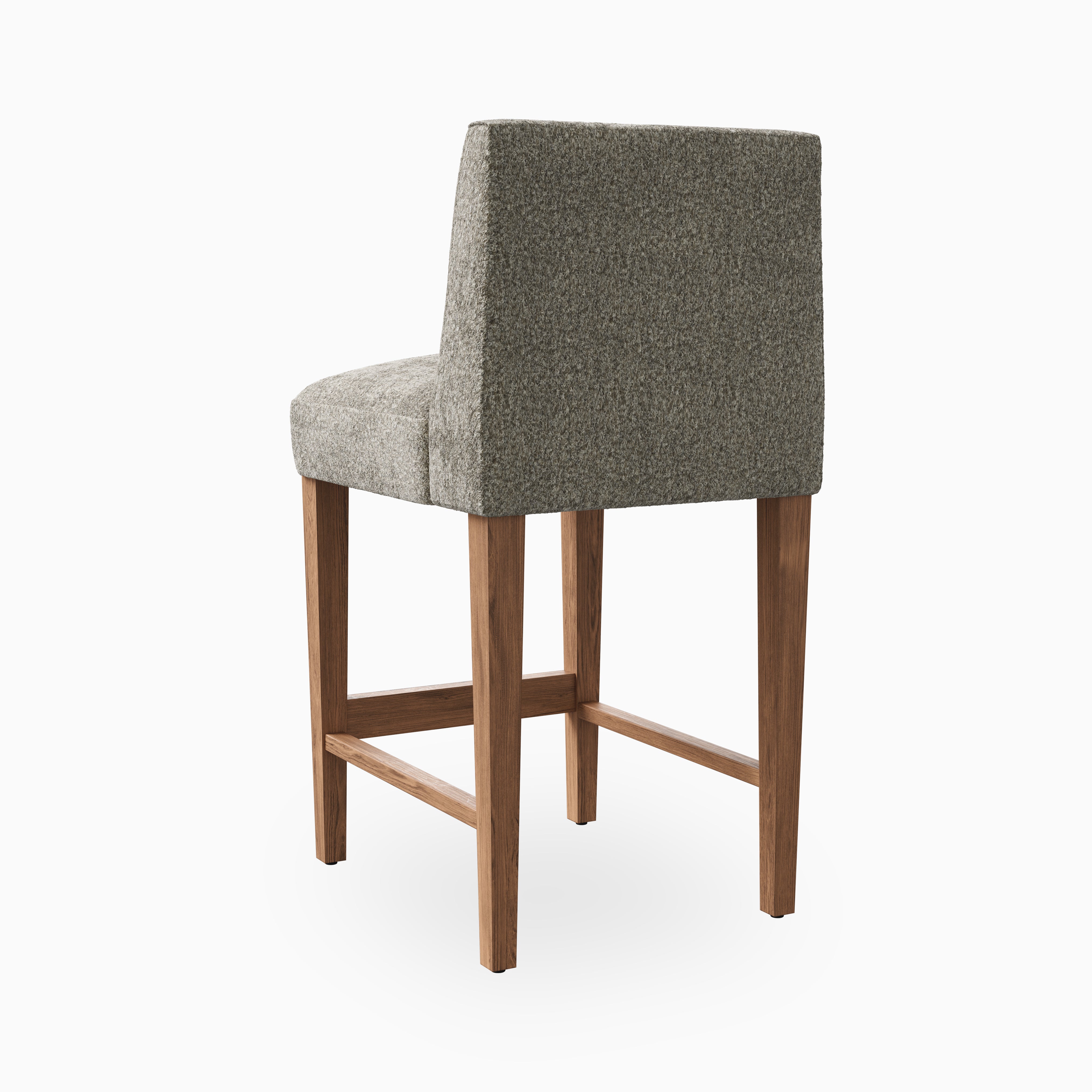 Oliver Bar Stool in Matte/Mushroom