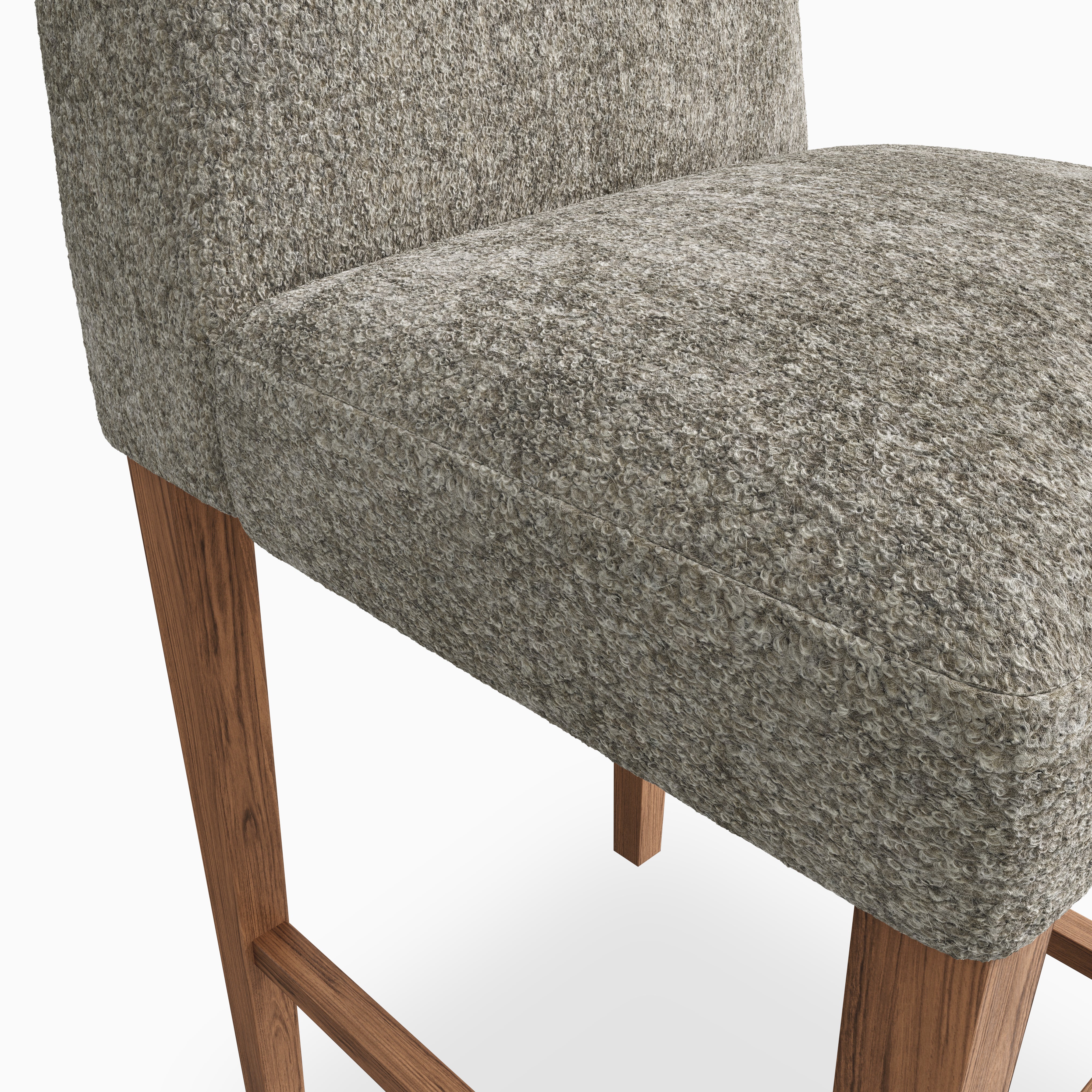 Oliver Bar Stool in Matte/Mushroom