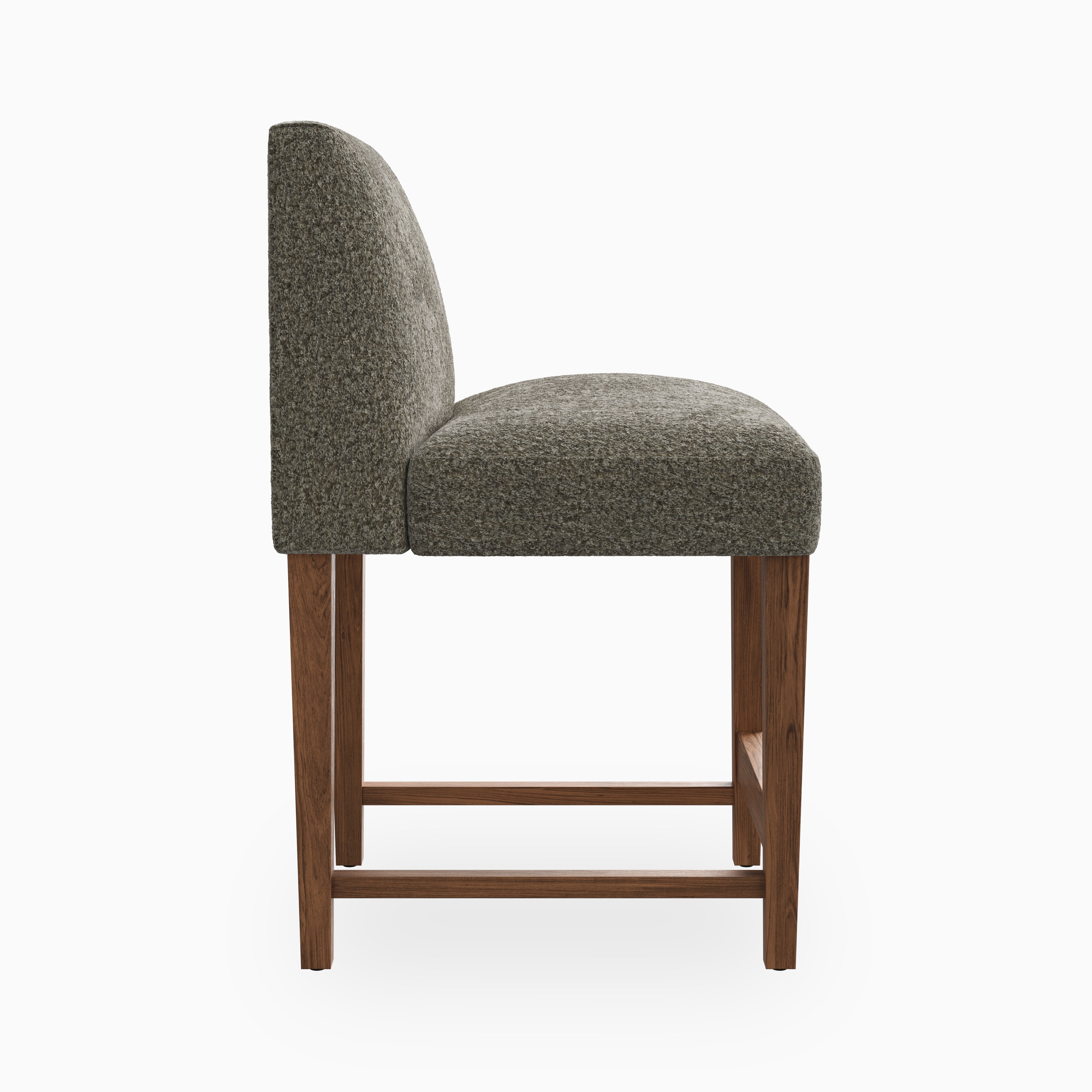 Oliver Counter Stool in Matte/Mushroom