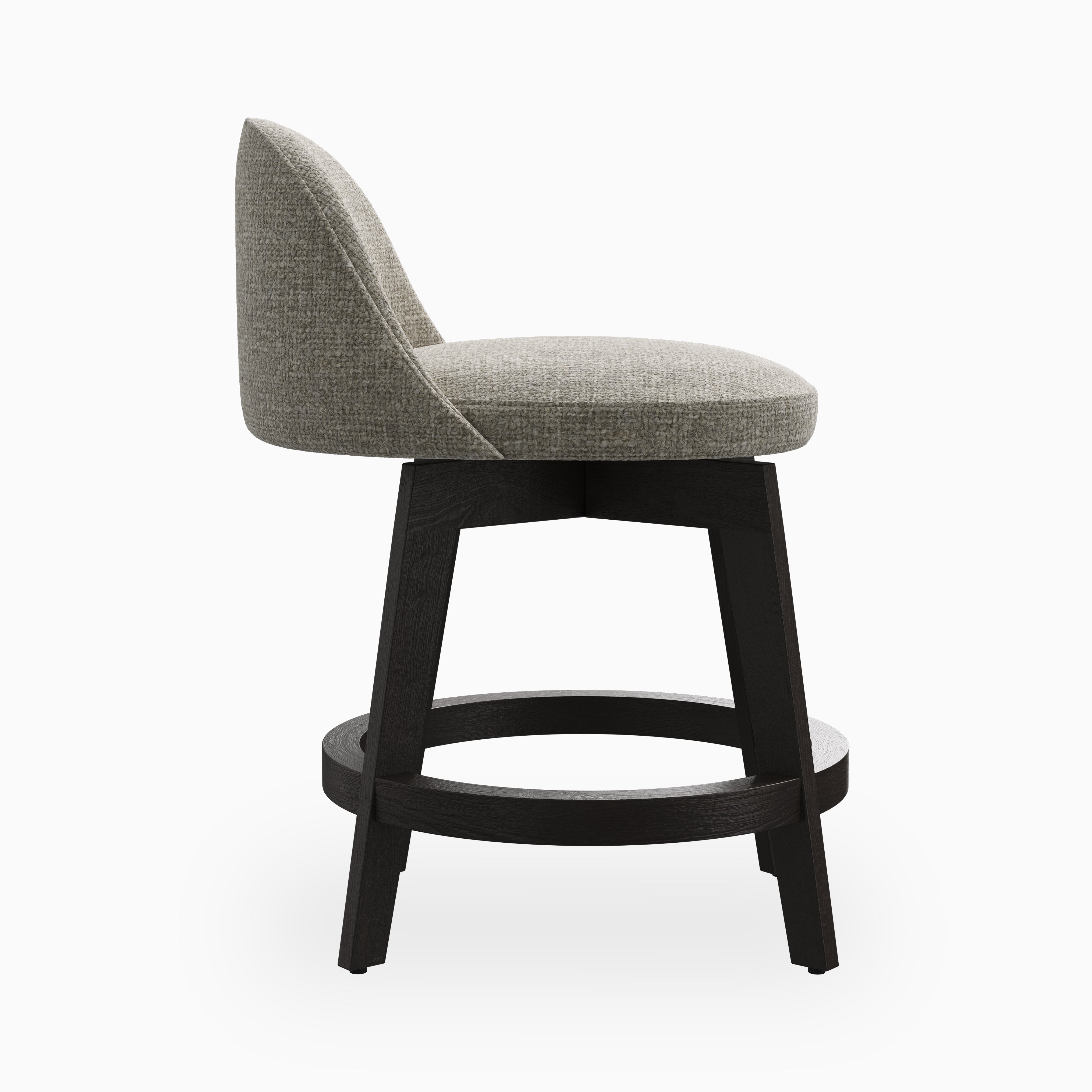 Cyril Counter Stool in Mocha/Bone