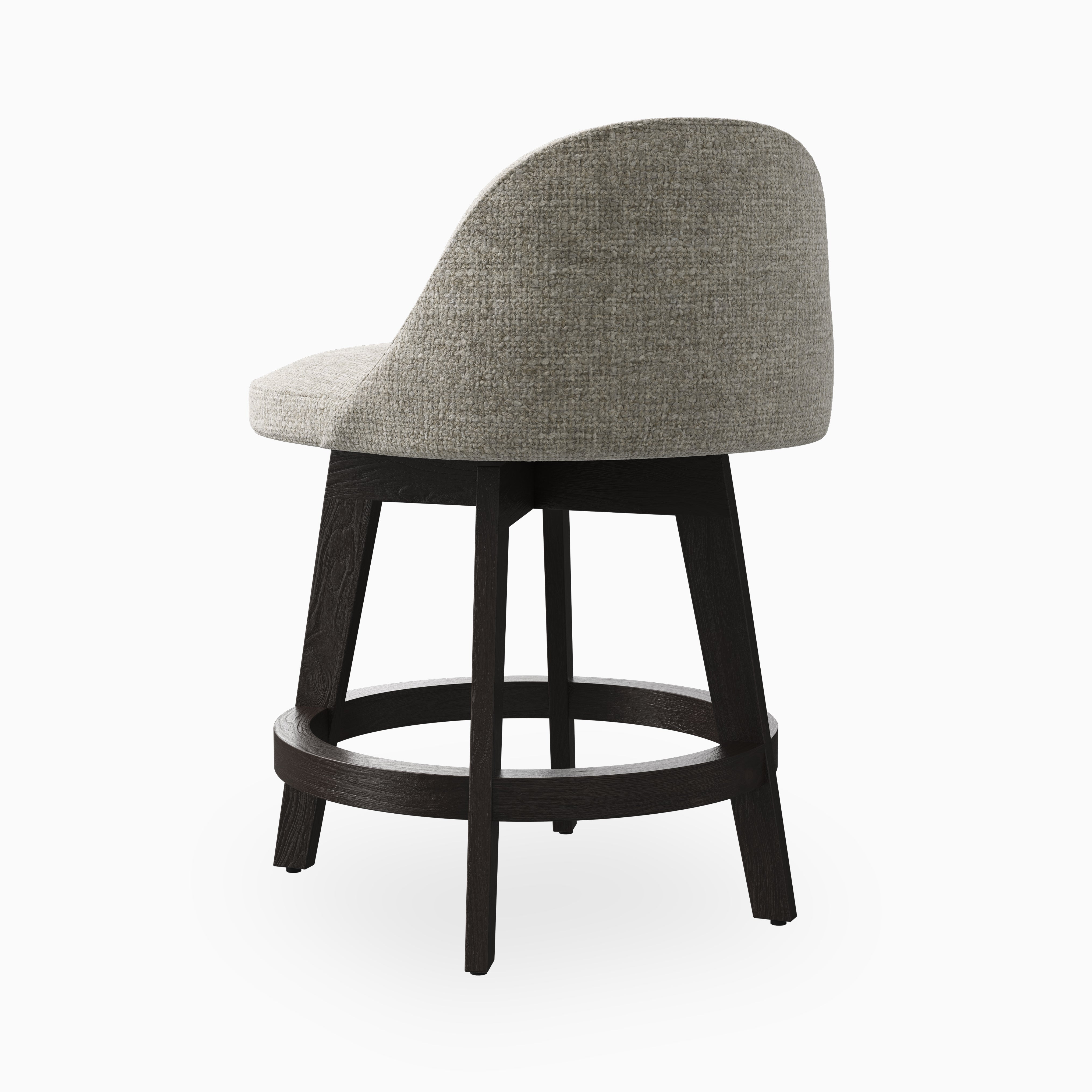 Cyril Counter Stool in Mocha/Bone