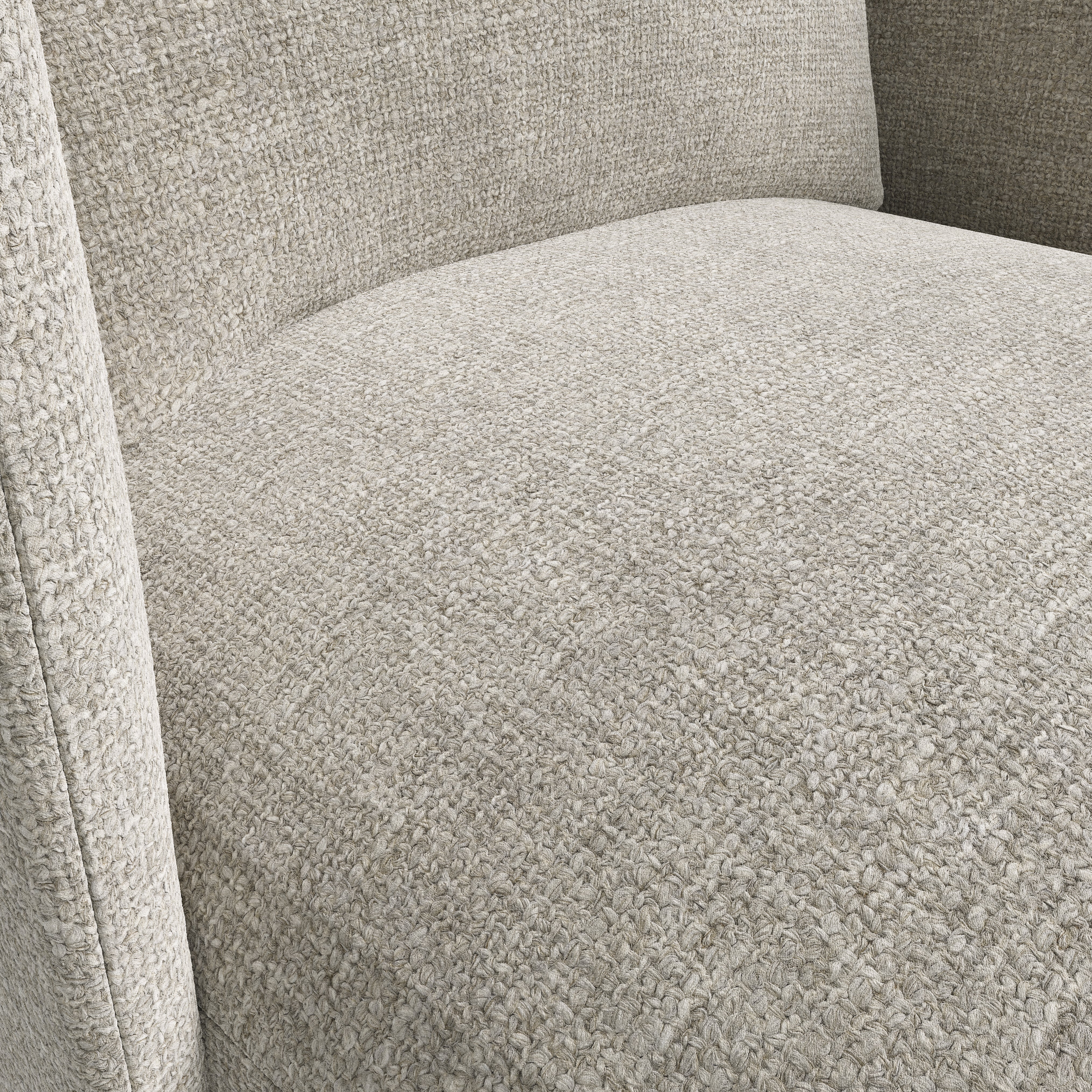 Ivo Swivel Chair in Bone