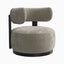 Leandro Swivel Chair in Mocha/Mushroom