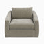 Ronan Swivel Chair in Mushroom