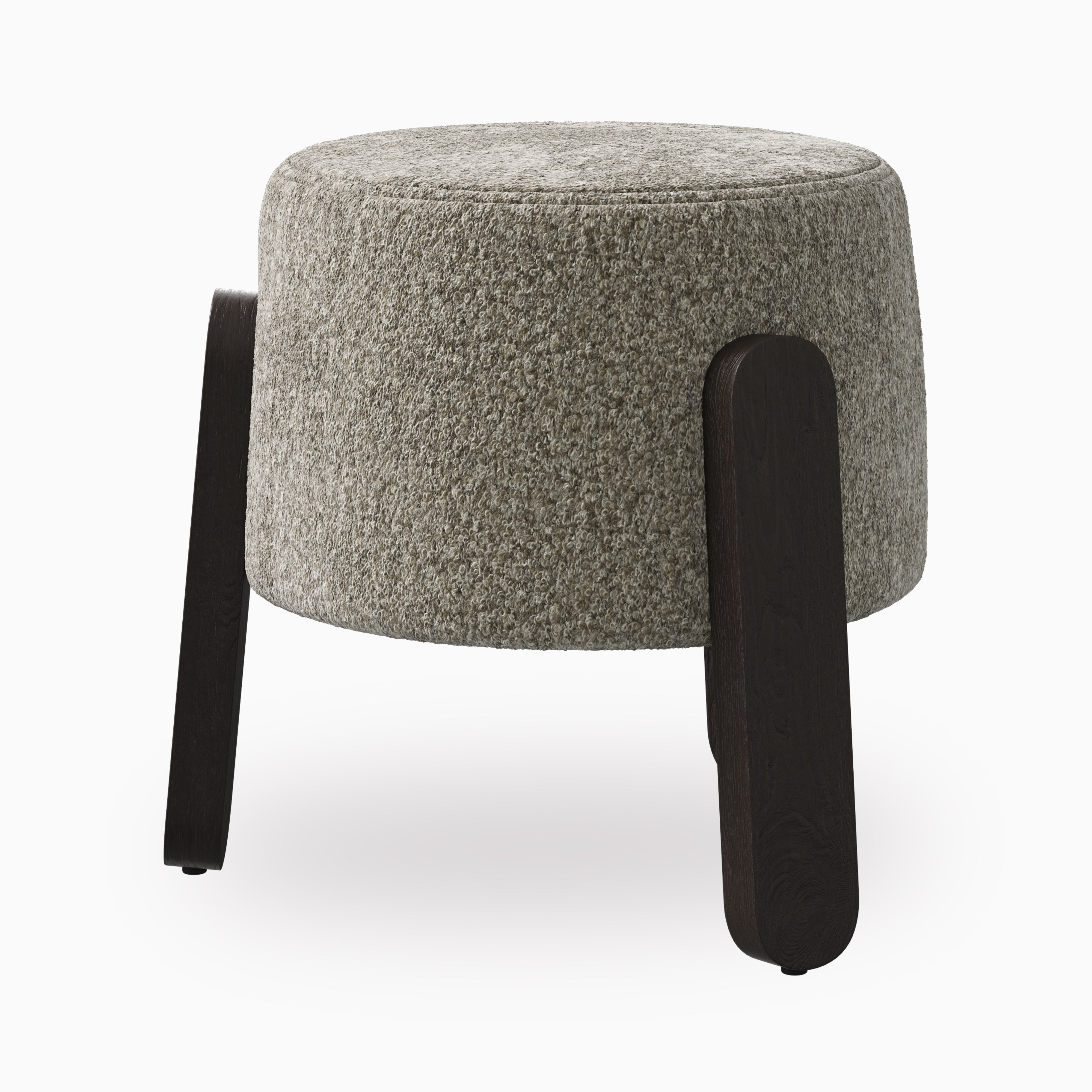 Tomas Stool in Mocha/Mushroom