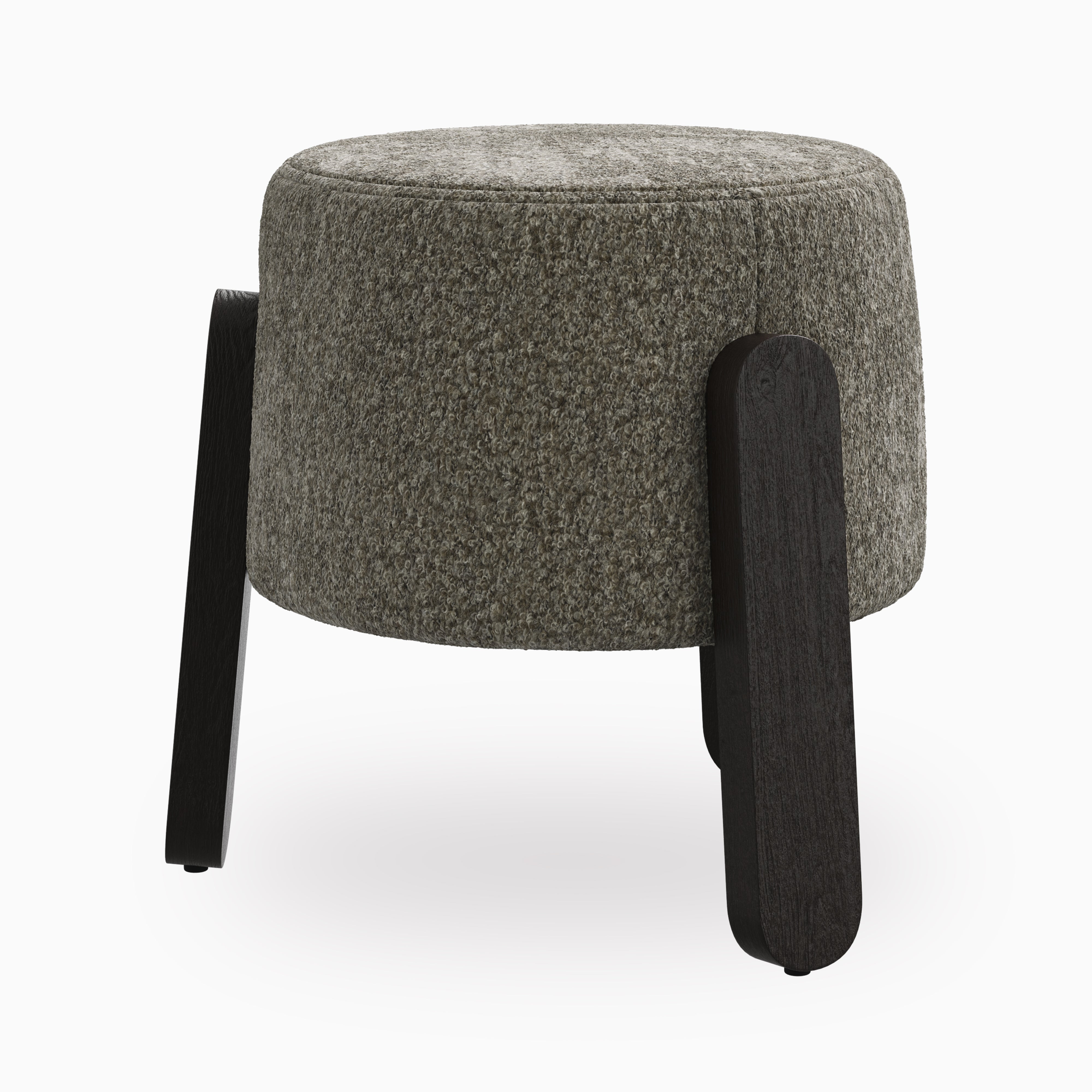 Tomas Stool in Mocha/Mushroom