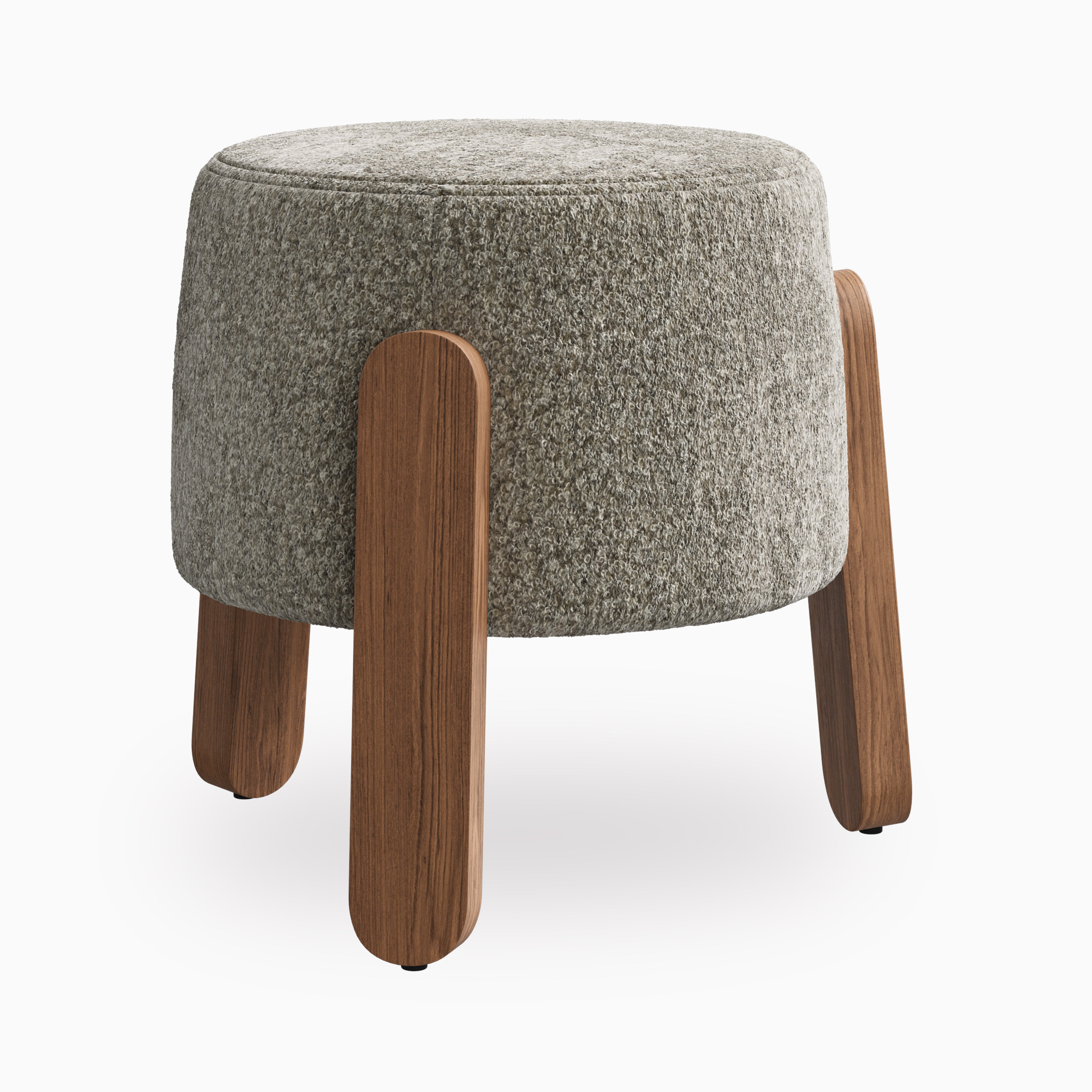 Tomas Stool in Mocha/Mushroom