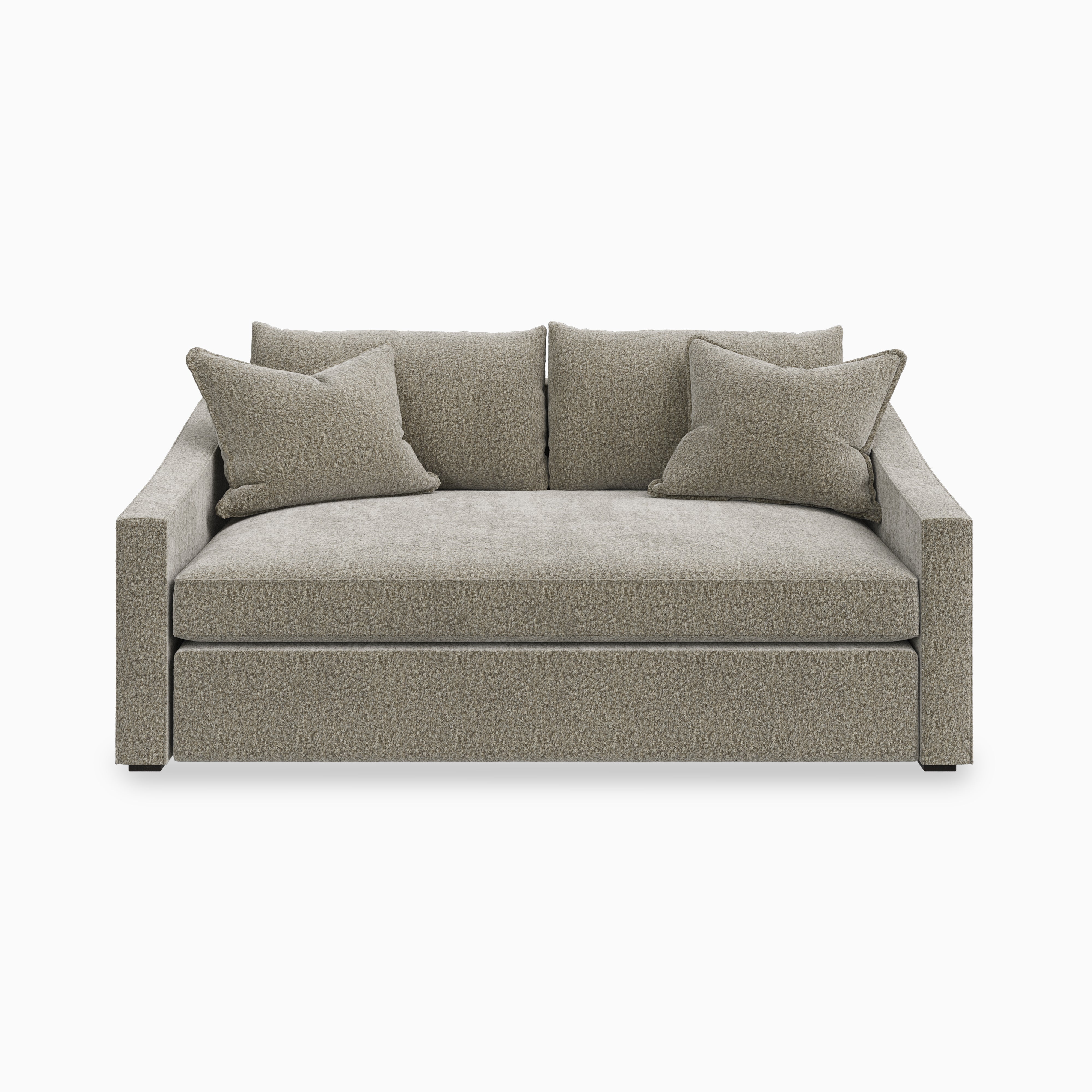 Ronan Loveseat in Mushroom, 72"