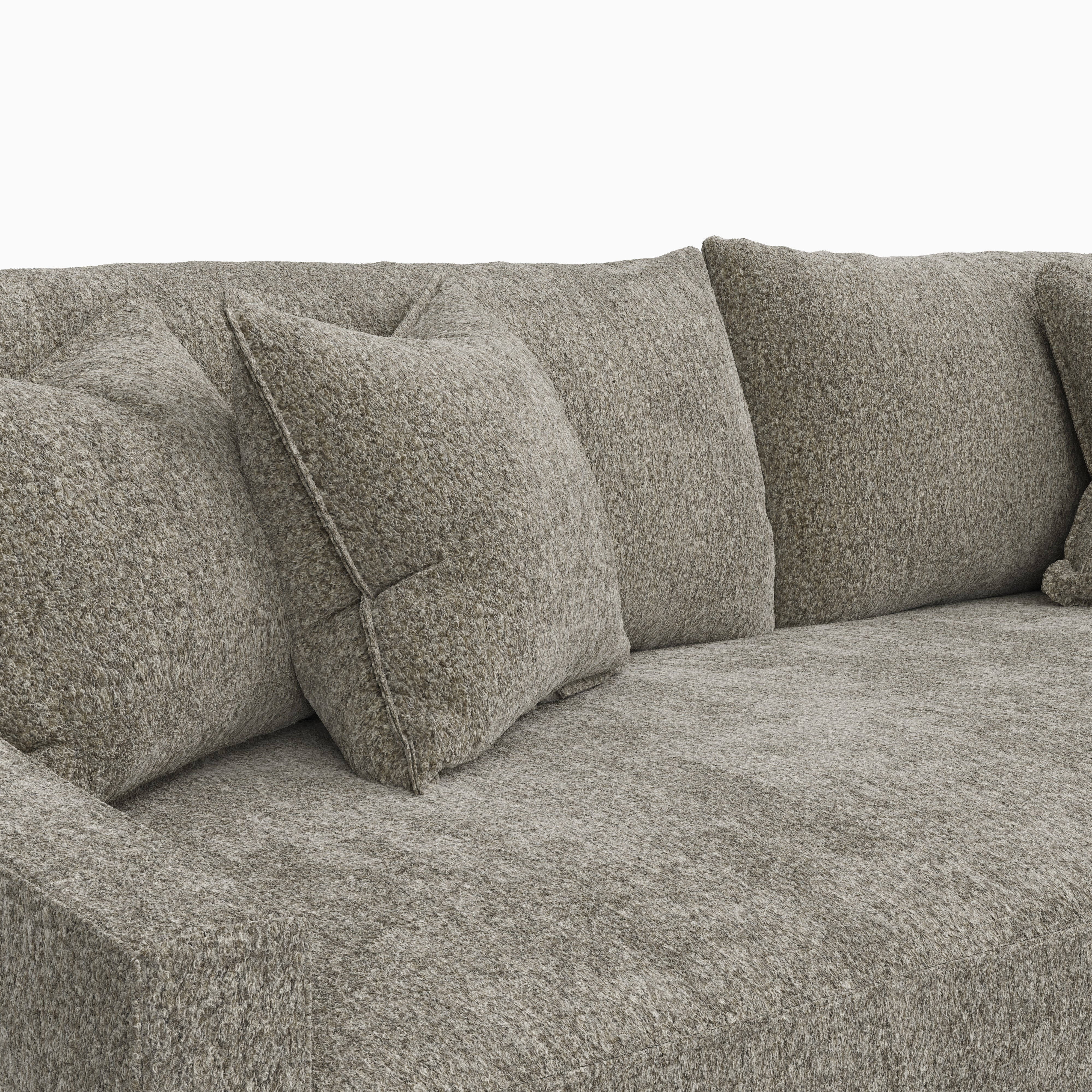 Ronan Sofa in Mushroom, 98"