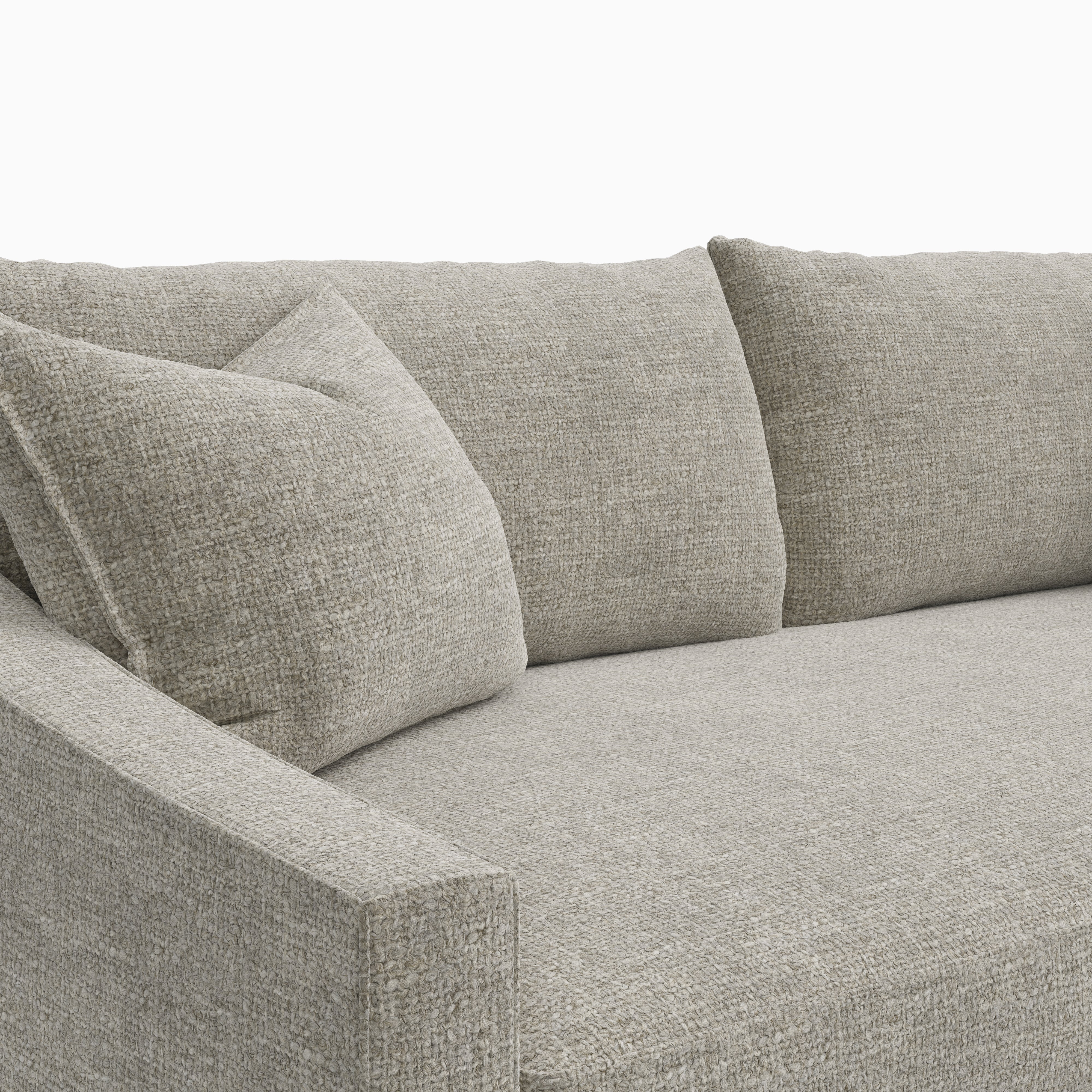 Ronan Sofa in Bone, 86"