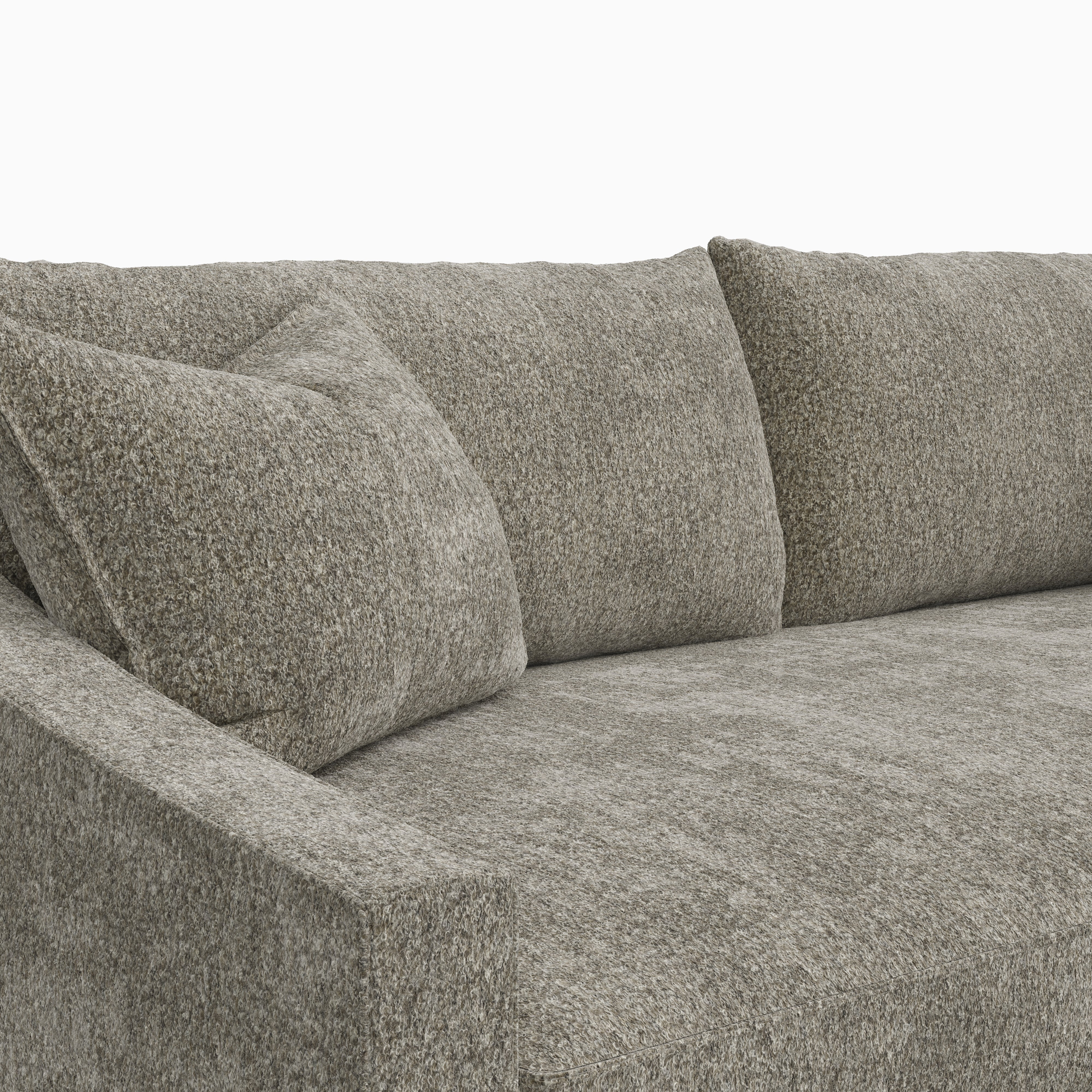 Ronan Sofa in Mushroom, 86"