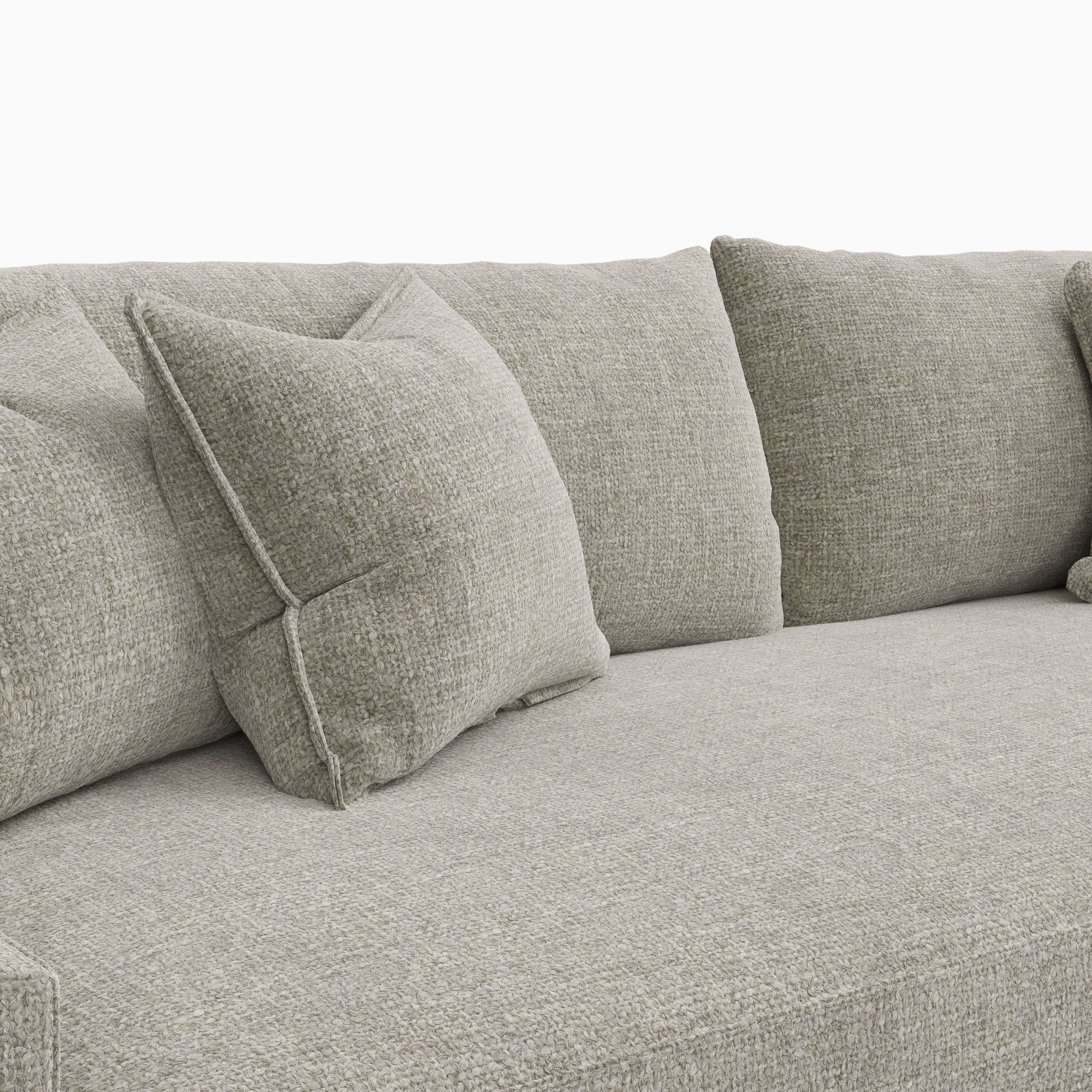 Ronan Sofa in Bone, 110"