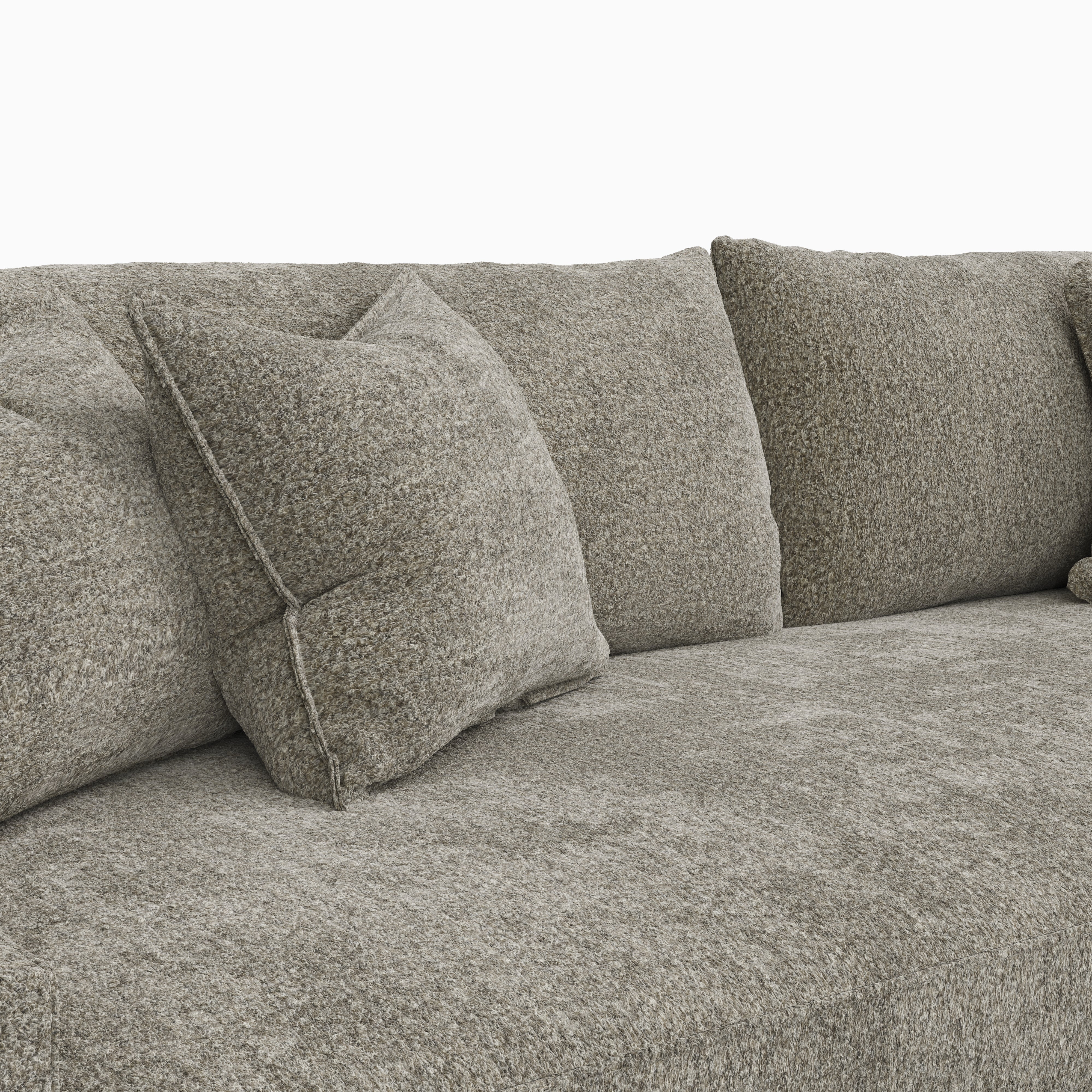 Ronan Sofa in Mushroom, 110"