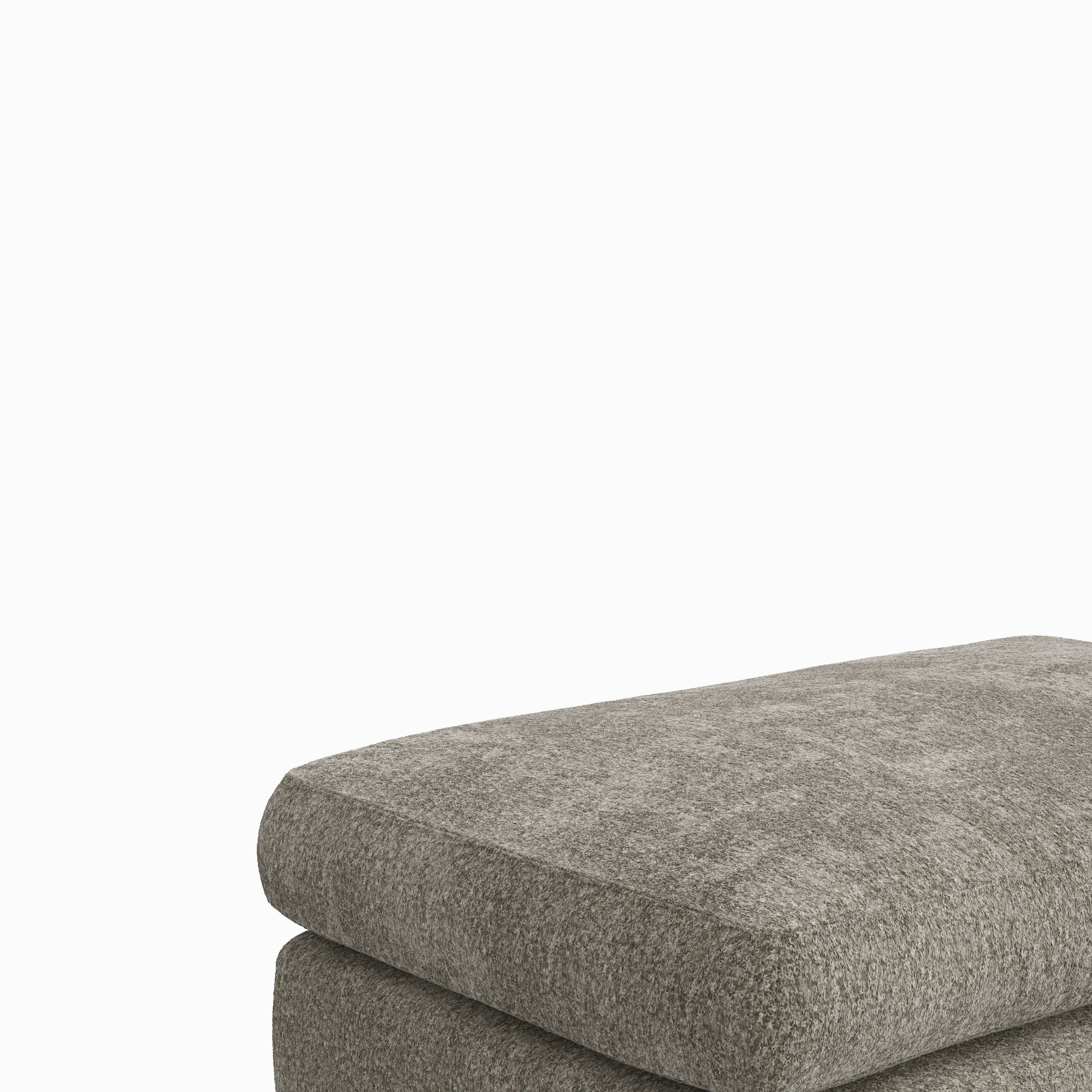 Ronan Ottoman in Mushroom, Large