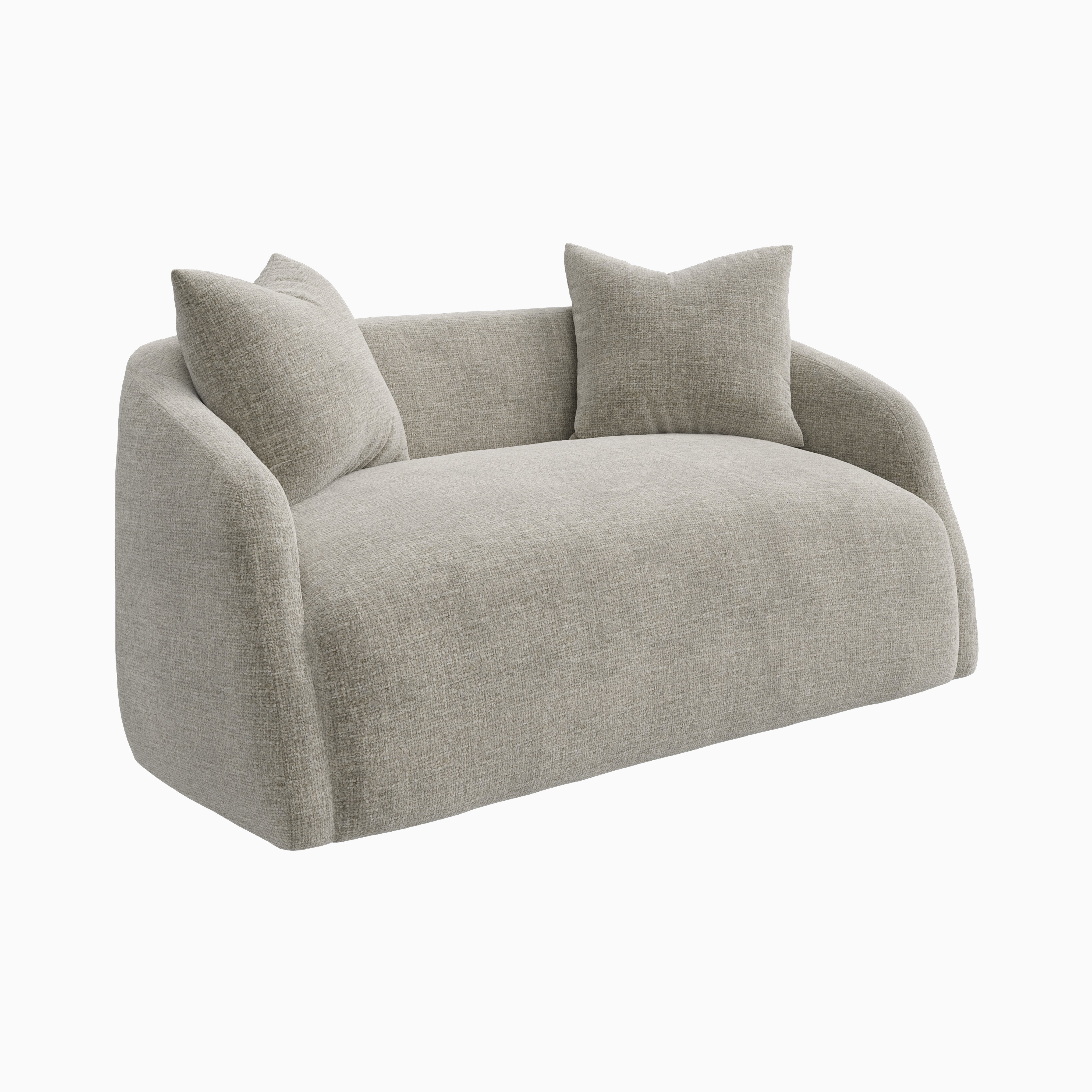 Marek Loveseat in Bone, 72"