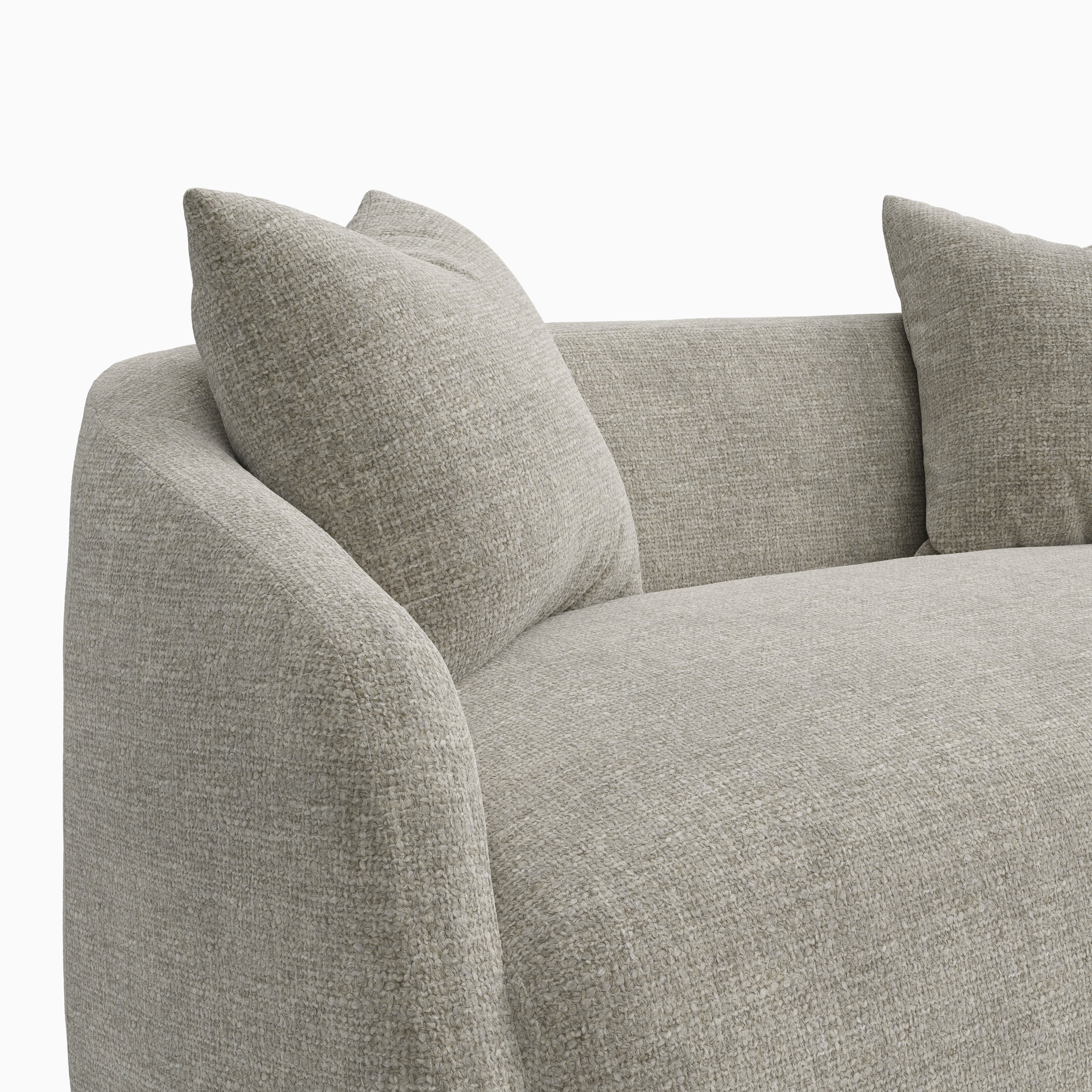 Marek Loveseat in Bone, 72"