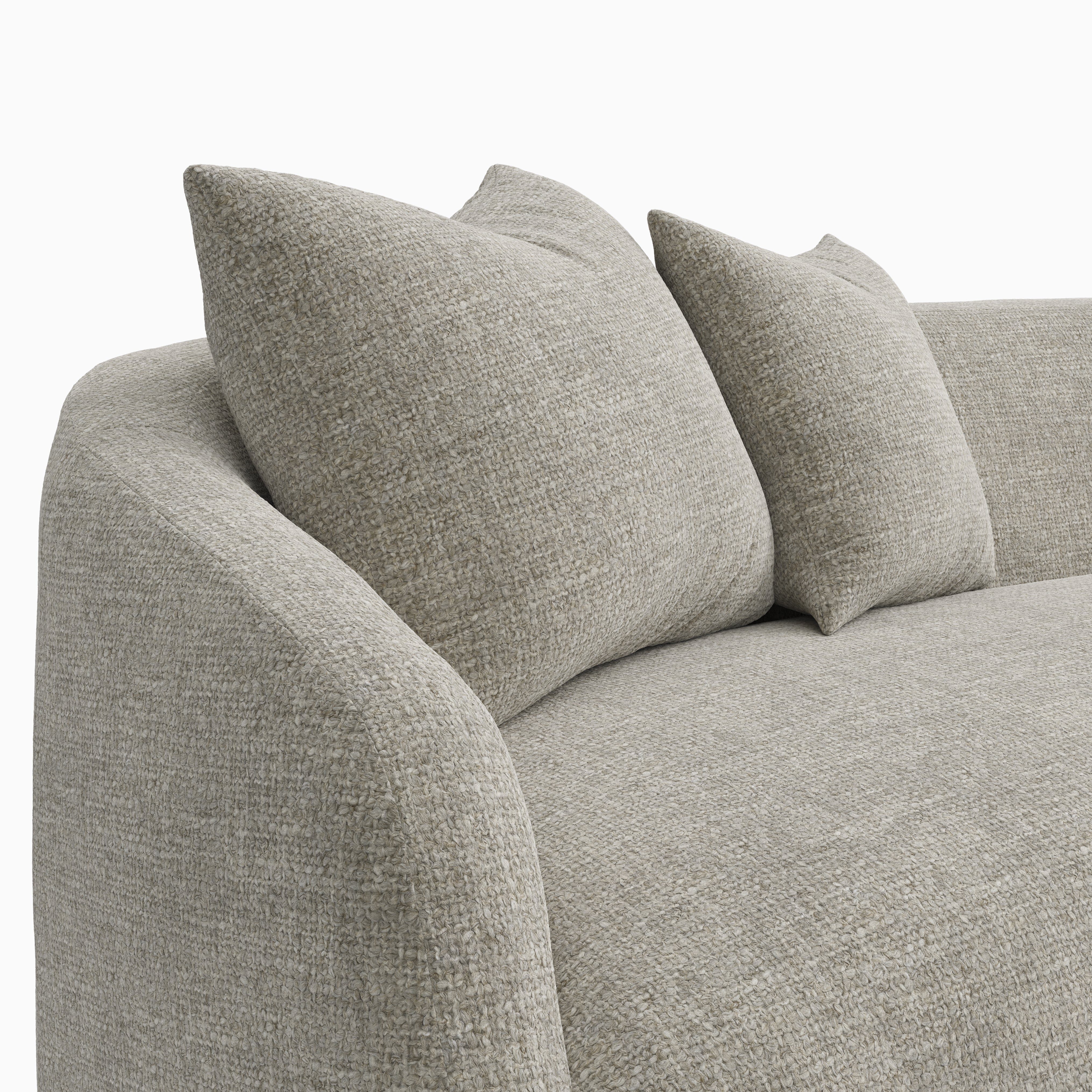 Marek Sofa in Bone, 86"