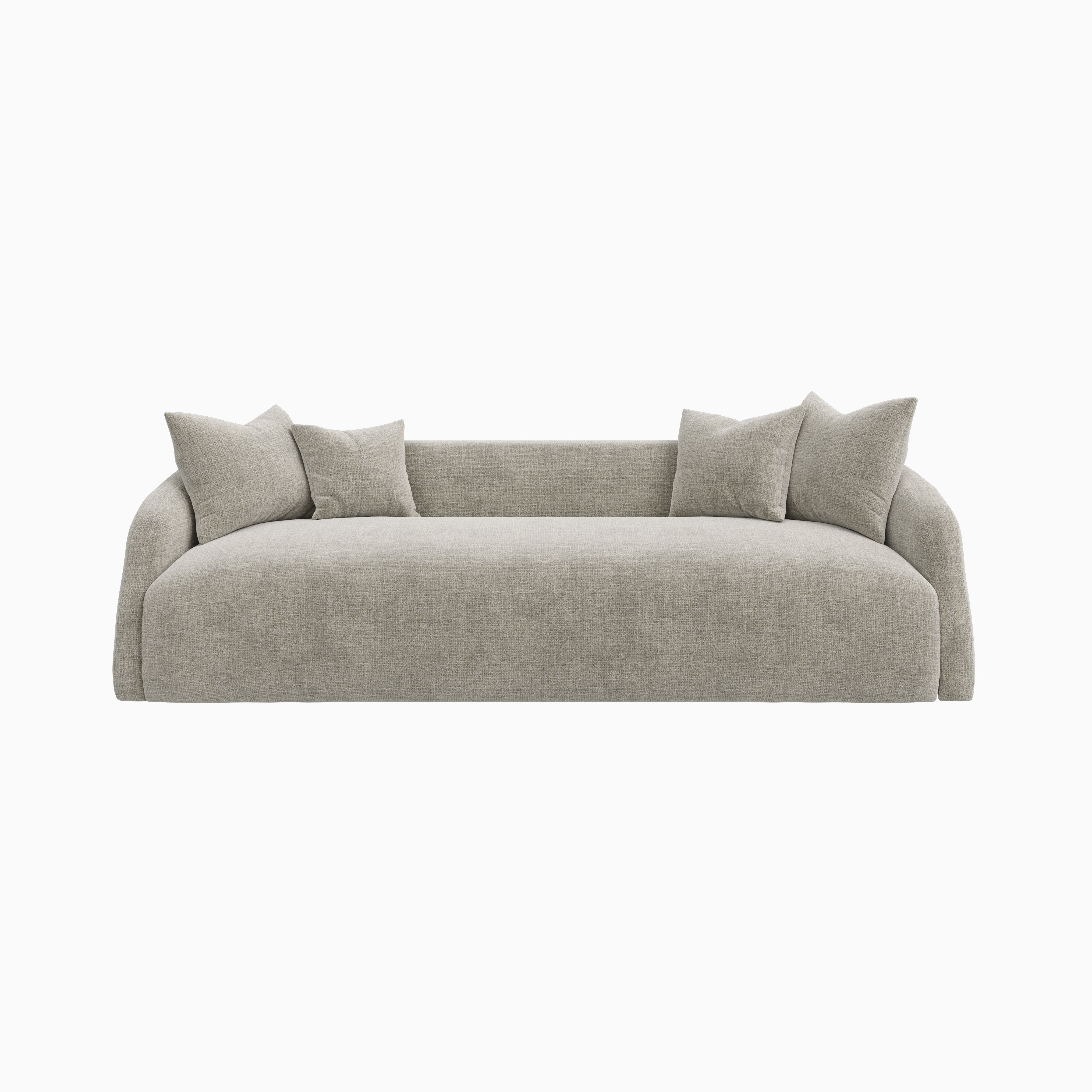 Marek Sofa in Bone, 110"