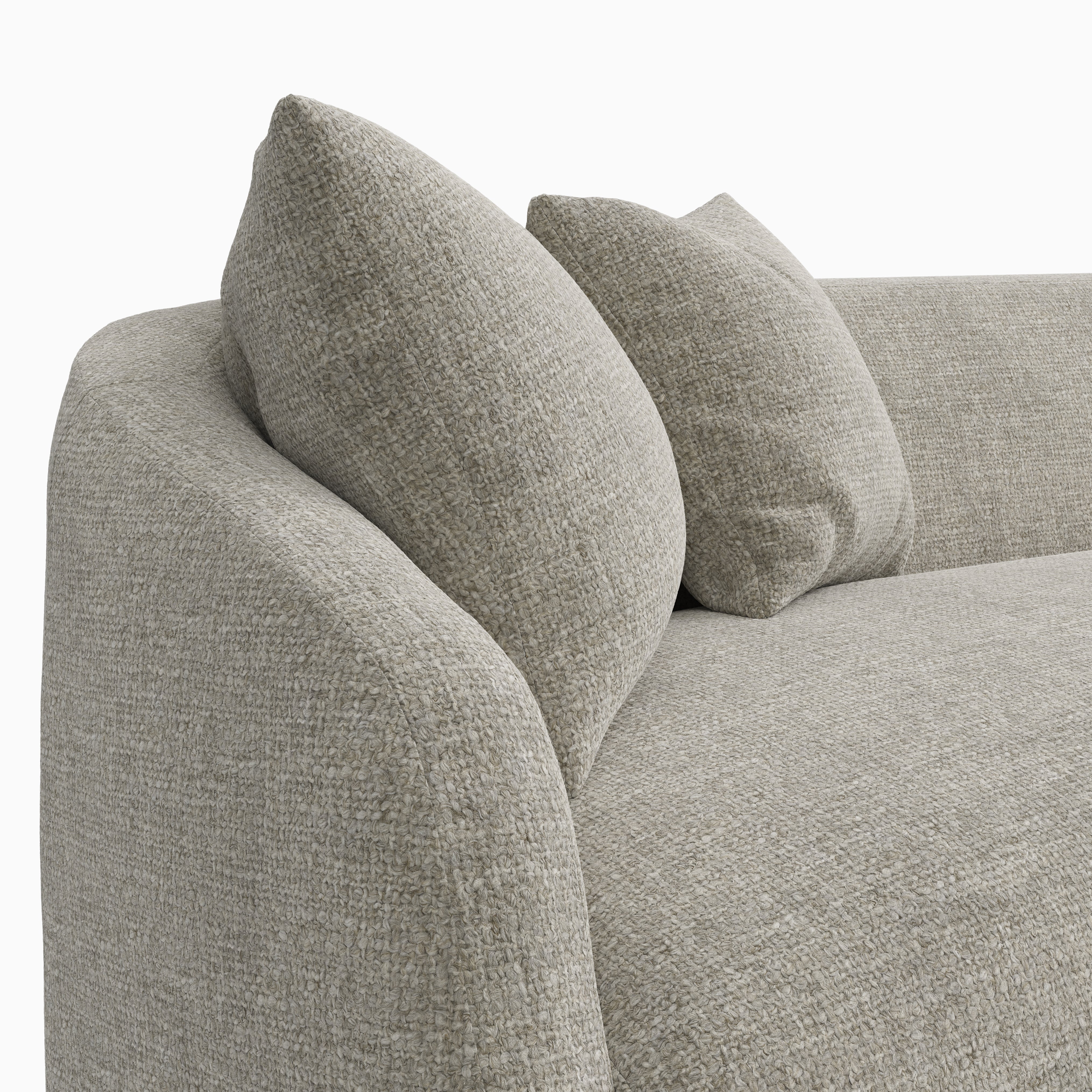 Marek Sofa in Bone, 110"
