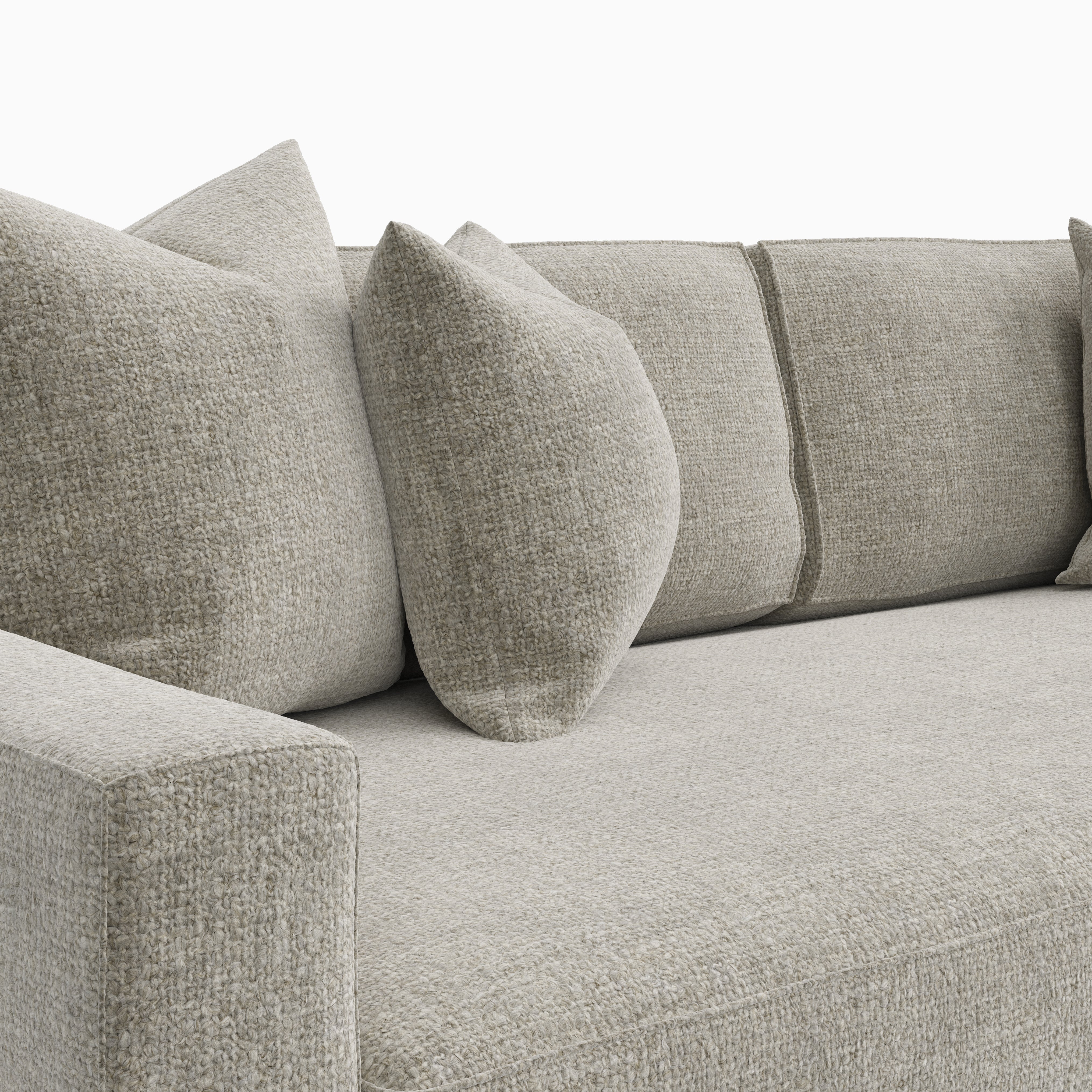 Aleric Sofa in Bone, 98"