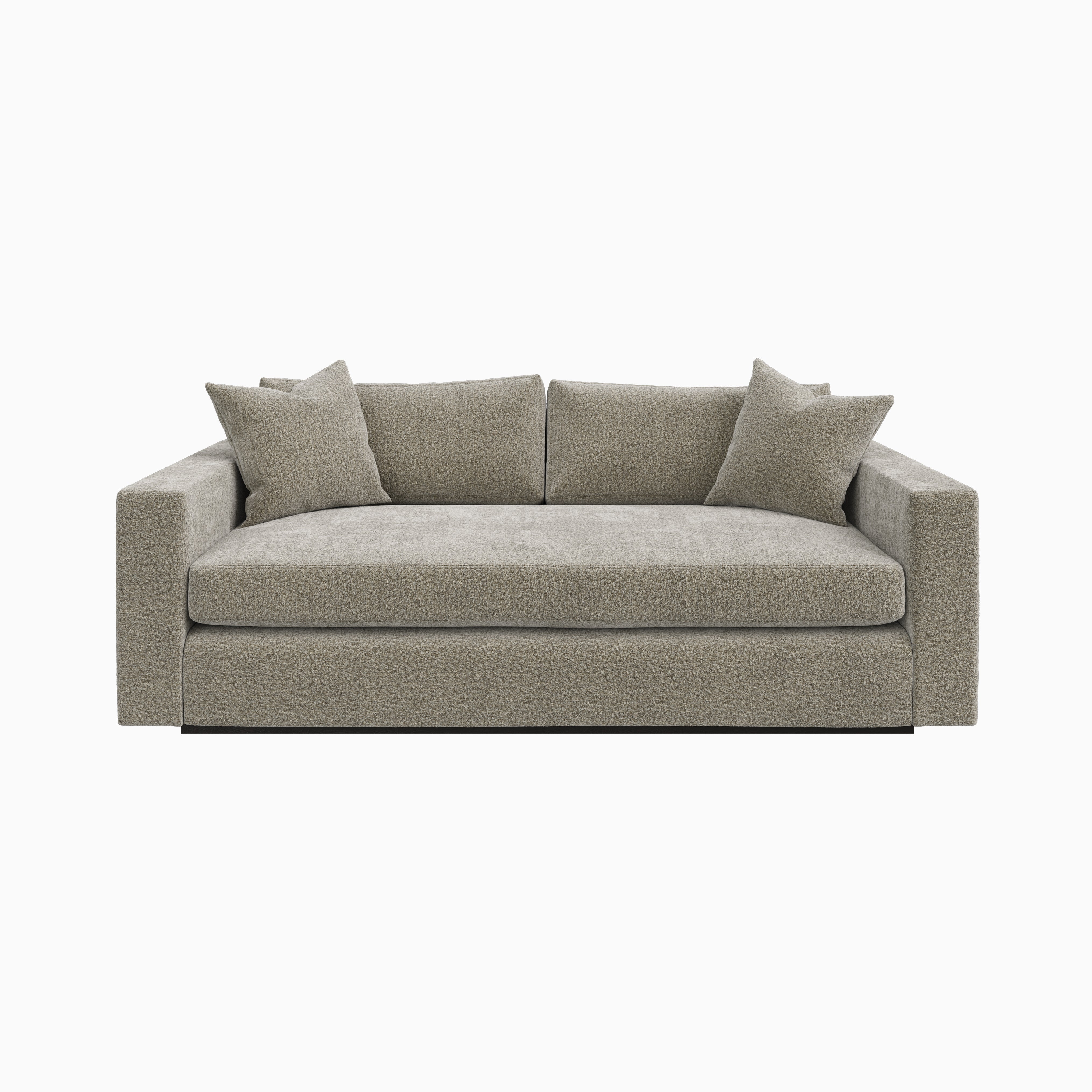 Aleric Sofa in Mushroom, 86"