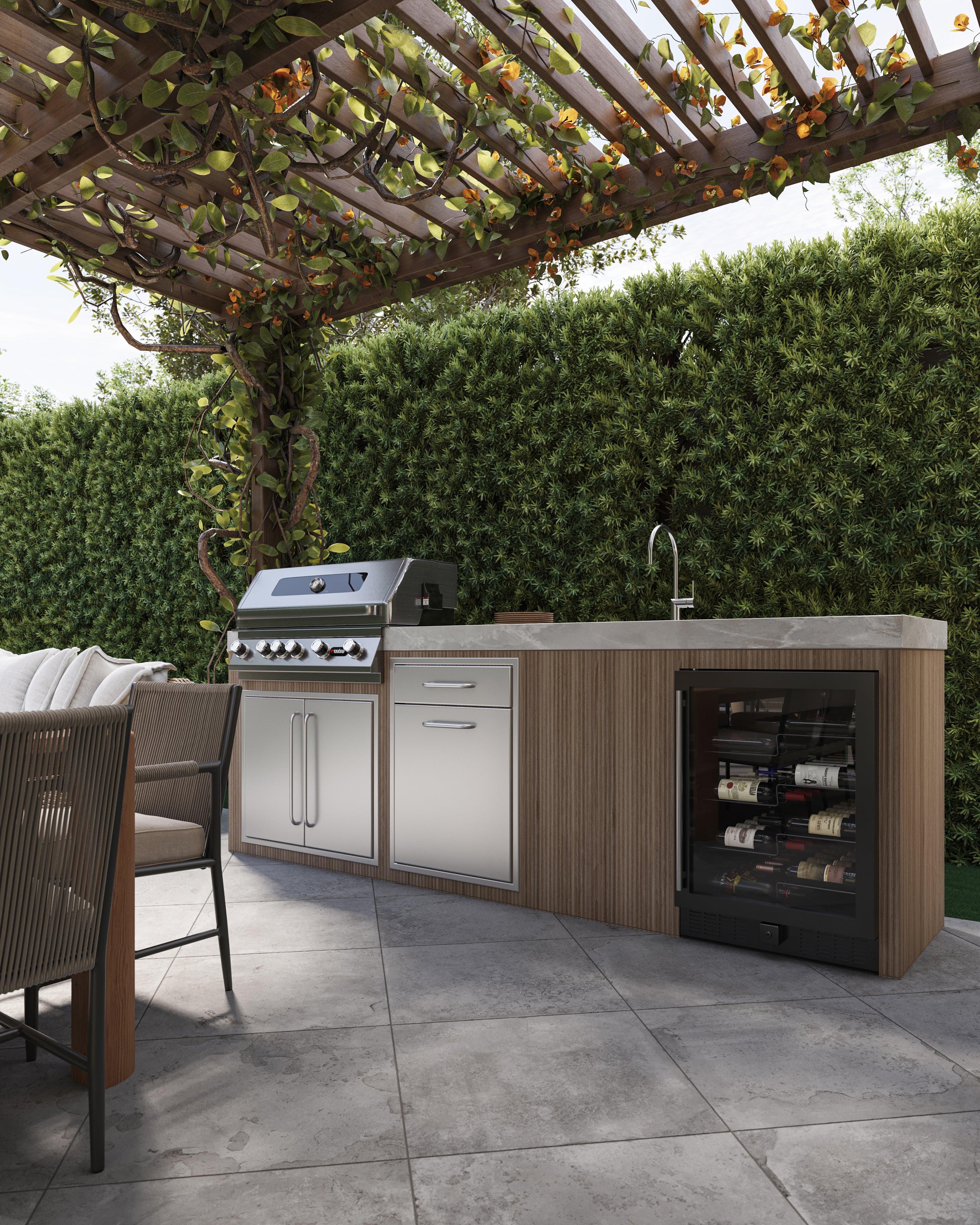 Jameson 12x36 Matte Ceramic Tile in Camel Deco