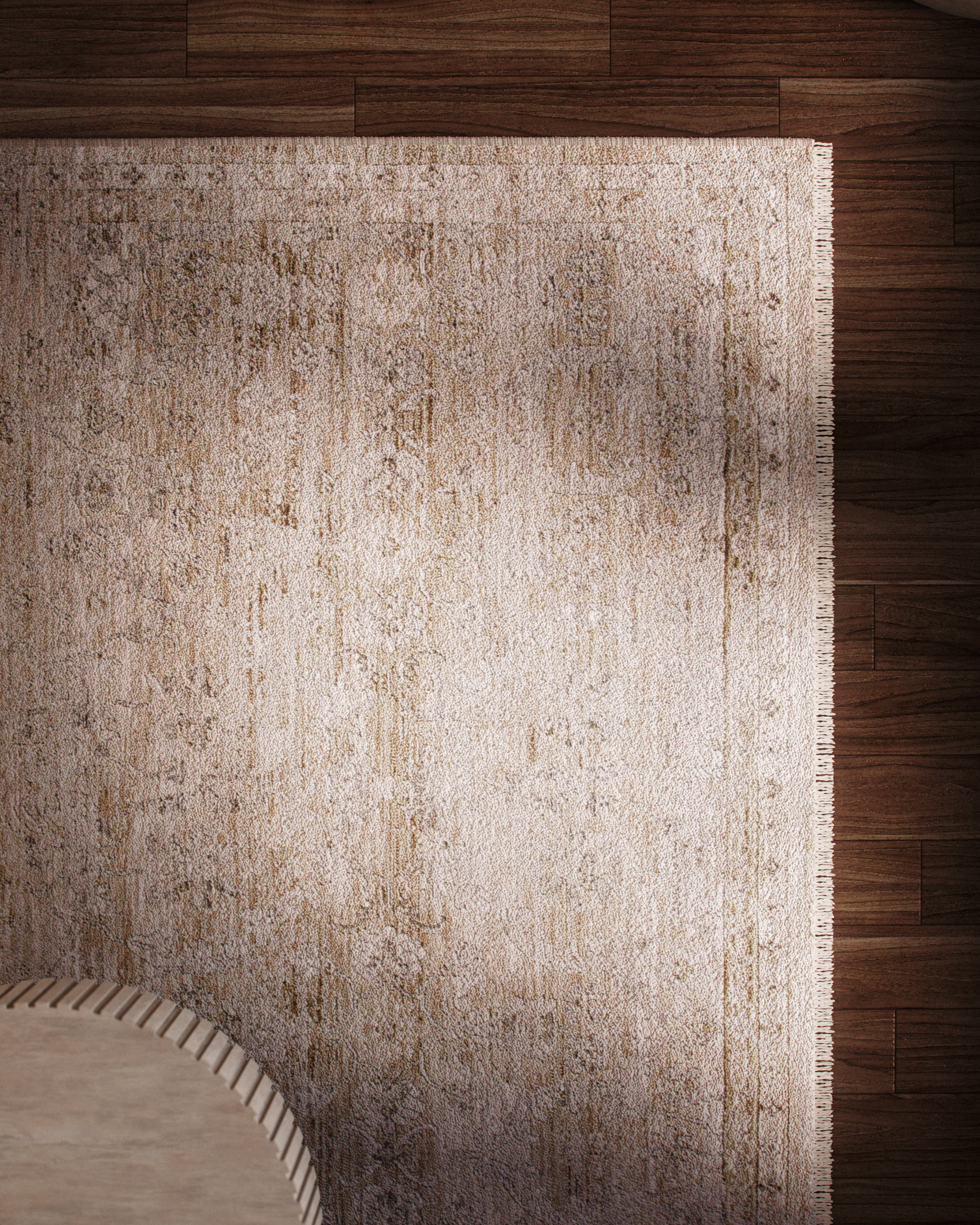 Haverford Rug in Fog / Dune