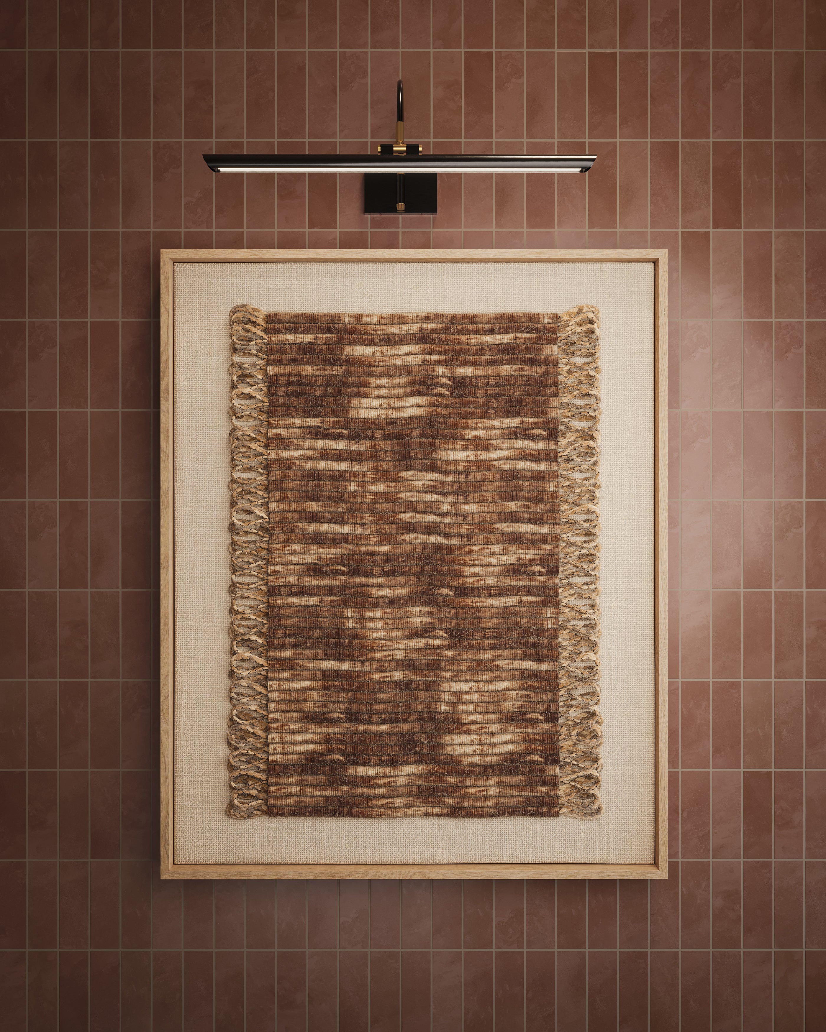 Isabel 2x6 Matte Porcelain Tile in Rust